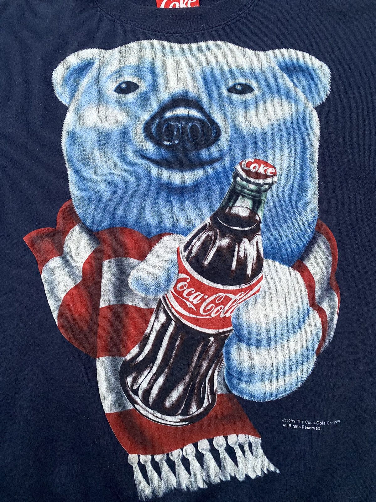 Coca Cola Vintage 90s Coca cola Sweatshirt Size US M / EU 48-50 / 2 - 9 Thumbnail