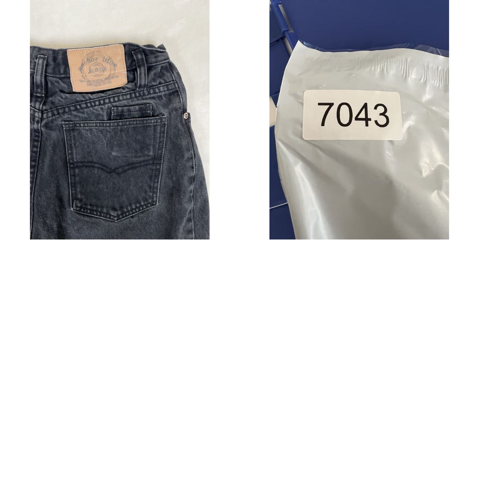 Anchor Blue VINTAGE Anchor Blue Black Denim Jeans Women’s Size 9 Mom High Waisted Tapered 90s Grunge USA Mens? Girls? Wait. Size 30" / US 8 / IT 44 - 8 Thumbnail