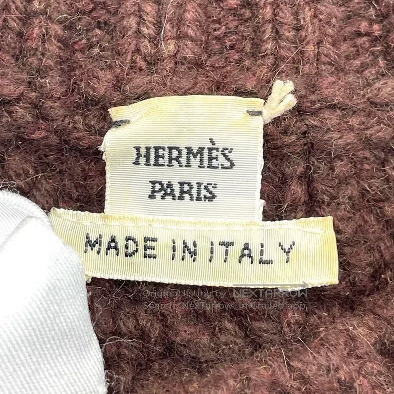 Hermes Hermes Chocolate-colored knitted sweater Size XS / US 0-2 / IT 36-38 - 1 Thumbnail