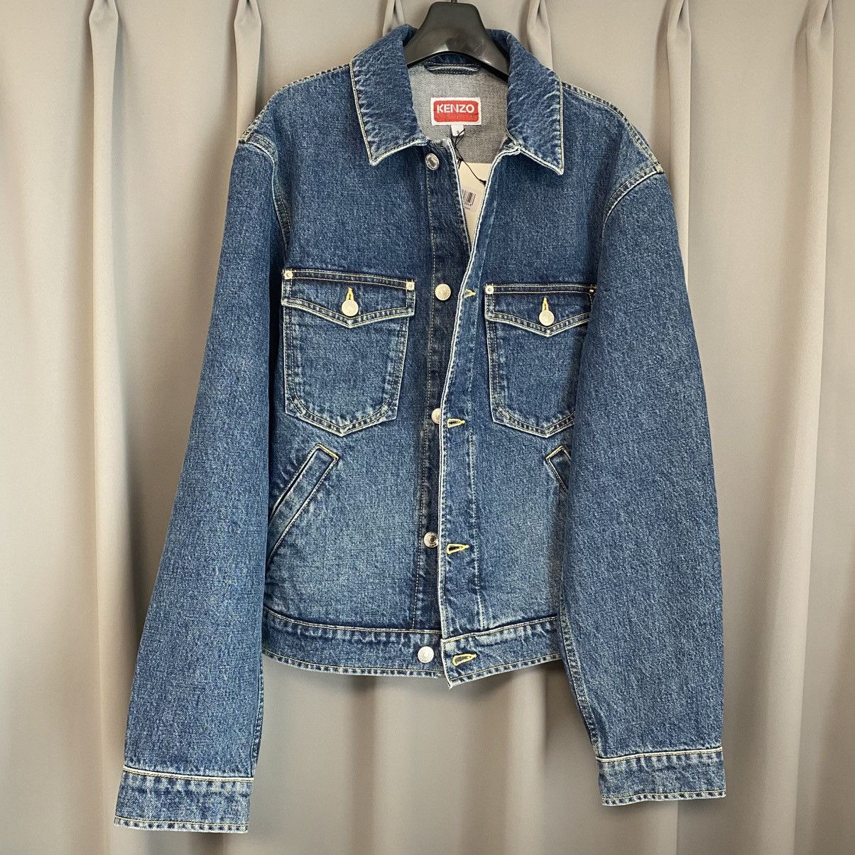 Kenzo Kenzo Boke Flower Denim Trucker Jacket Size US S / EU 44-46 / 1 - 5 Thumbnail
