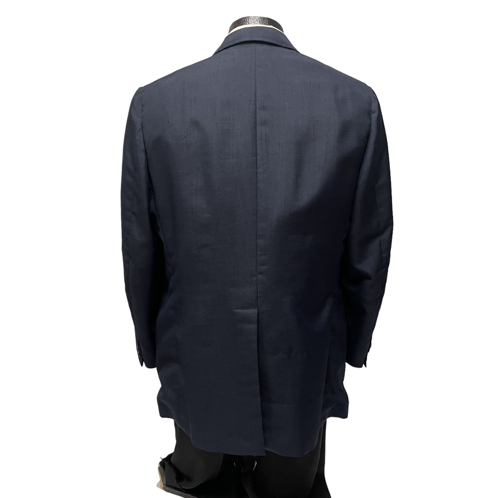 Other Vtg Gino Navy Blue Sport Coat ATOMIC FLECK Mod Disco Jacket Size 42R - 3 Thumbnail