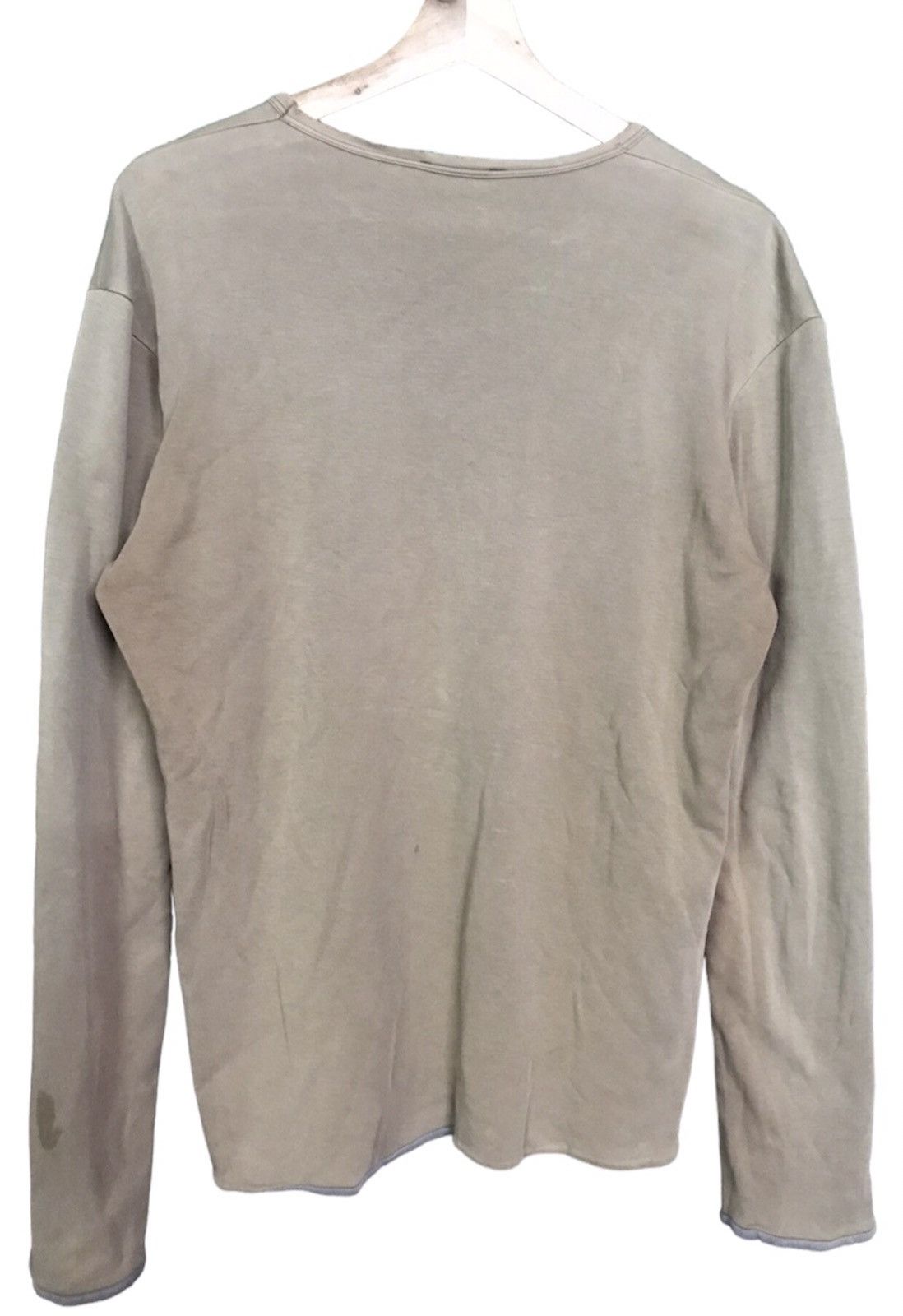 A.P.C. A.P.C Faded Tshirt Long Sleeve Crewneck Size US M / EU 48-50 / 2 - 2 Thumbnail