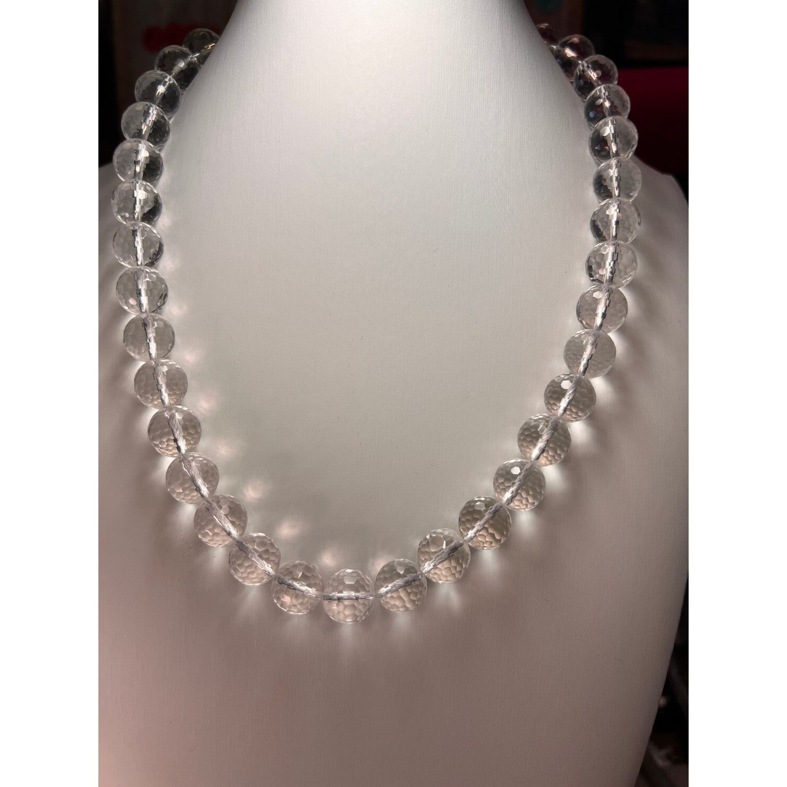 Other Clear quartz necklace with sterling silver clasp Size ONE SIZE - 1 Thumbnail