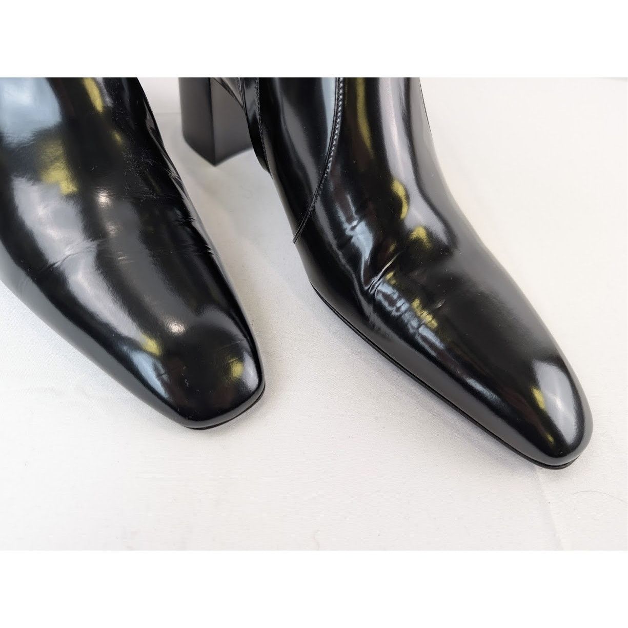 Saint Laurent Paris o1rshd1 70 Zipped Boots in Nero Size US 8.5 / EU 41-42 - 6 Thumbnail