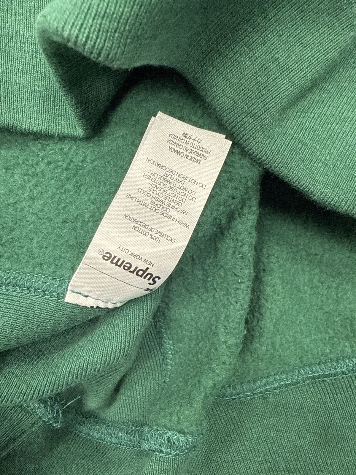 Supreme Supreme pearl logo hooded sweatshirt green yellow Size US L / EU 52-54 / 3 - 5 Thumbnail