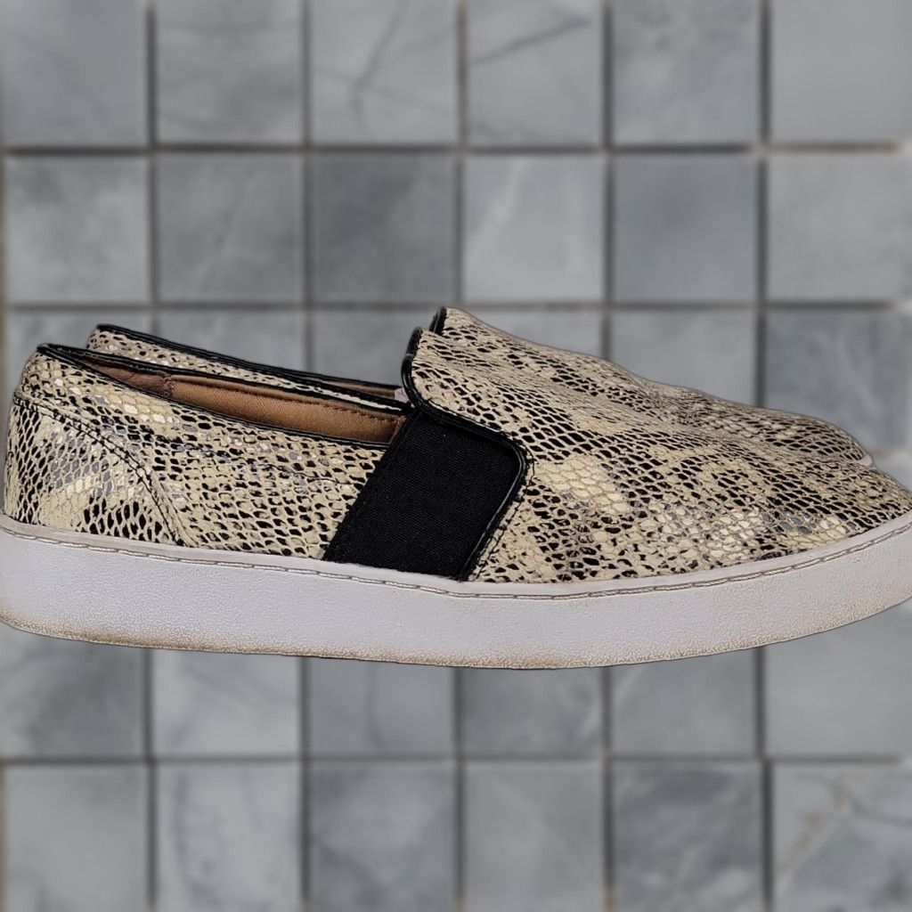 Vionic Vionic Demetra Women’s 8.5 Slip On Sneakers Snake Print Leather Comfort Casual Shoes Multicolor Animal Print Walking Shoes Womens Size US 9 / IT 39 - 1 Thumbnail