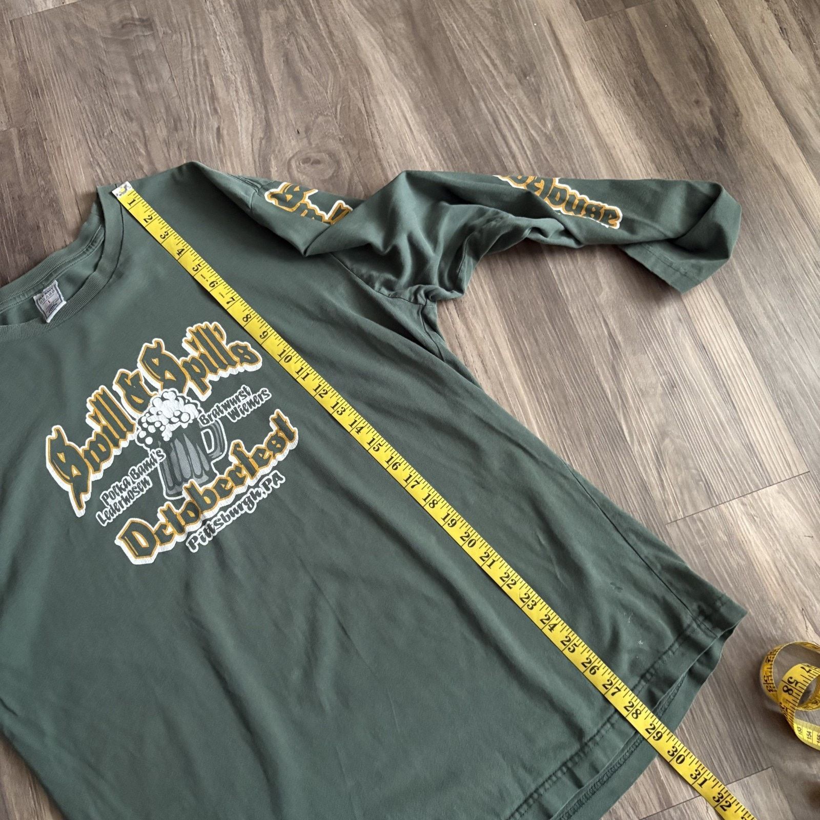 Old Navy × Vintage Vintage Old Navy T-Shirt Men's Size L Green Long Sleeve Size US L / EU 52-54 / 3 - 5 Thumbnail