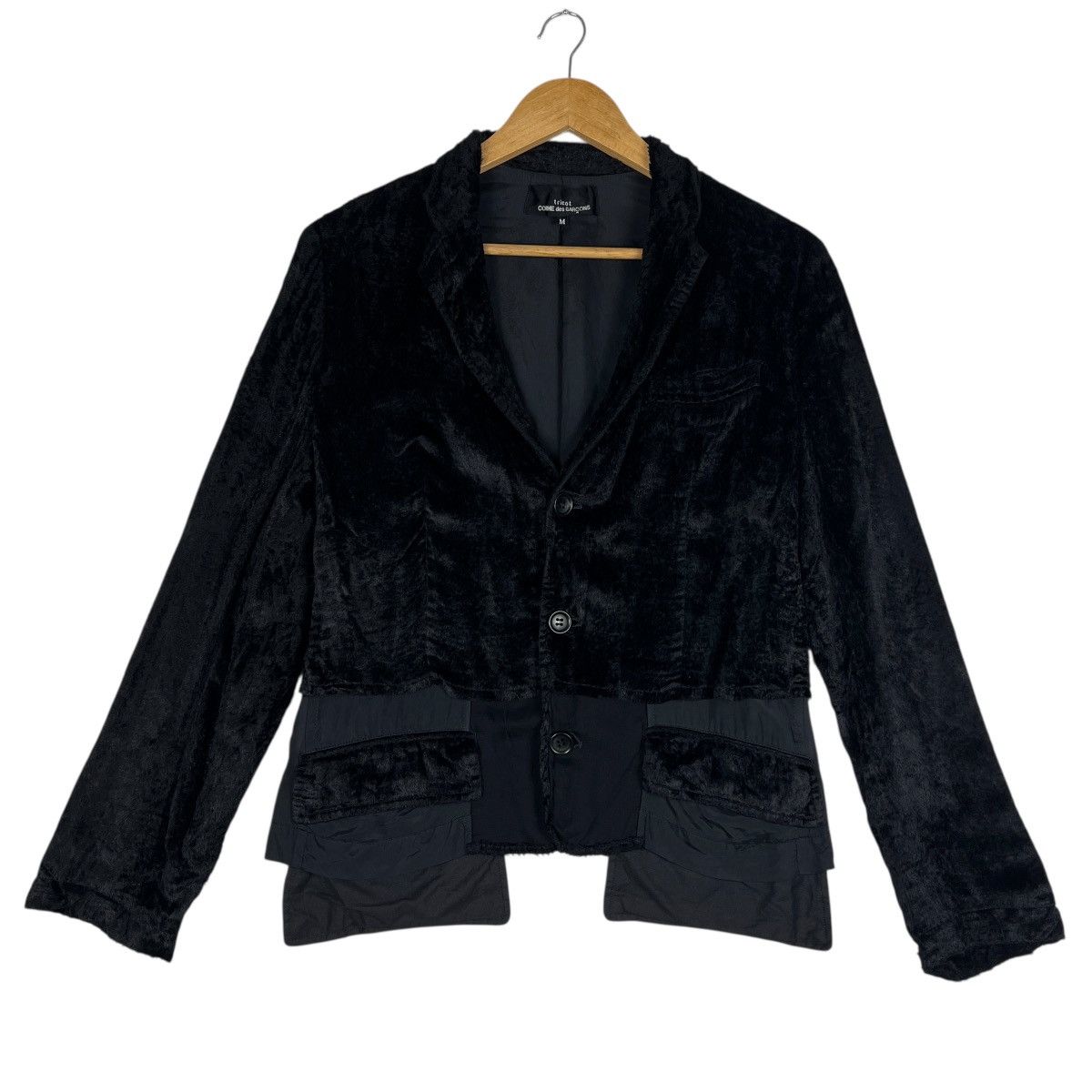 Comme des Garcons 🔥 SD2004 TRICOT COMME DES GARCONS LAYERED JACKET SIZE M Size M / US 6-8 / IT 42-44 - 2 Thumbnail
