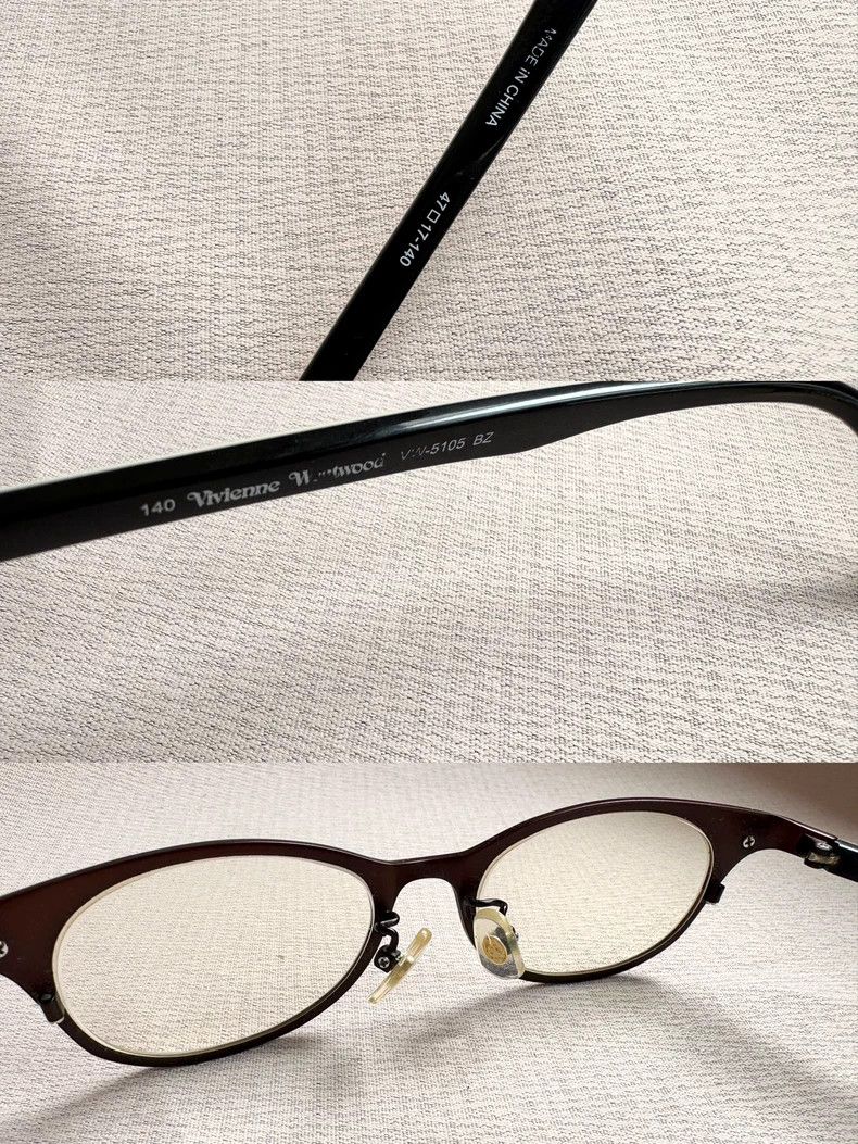 Vivienne Westwood Vivienne Westwood Vintage cat-eye style Saturn logo tortoi Size ONE SIZE - 2 Thumbnail