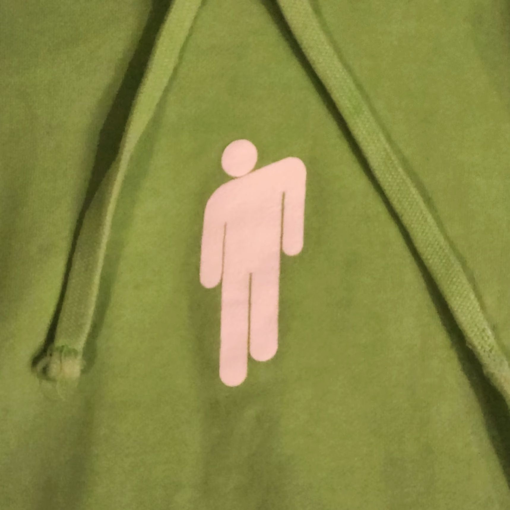 Vintage VINTAGE Billie Eilish World Tour Pullover Hoodie Sz XL Green Fleece Rare Mens Size XL / US 12-14 / IT 48-50 - 4 Thumbnail