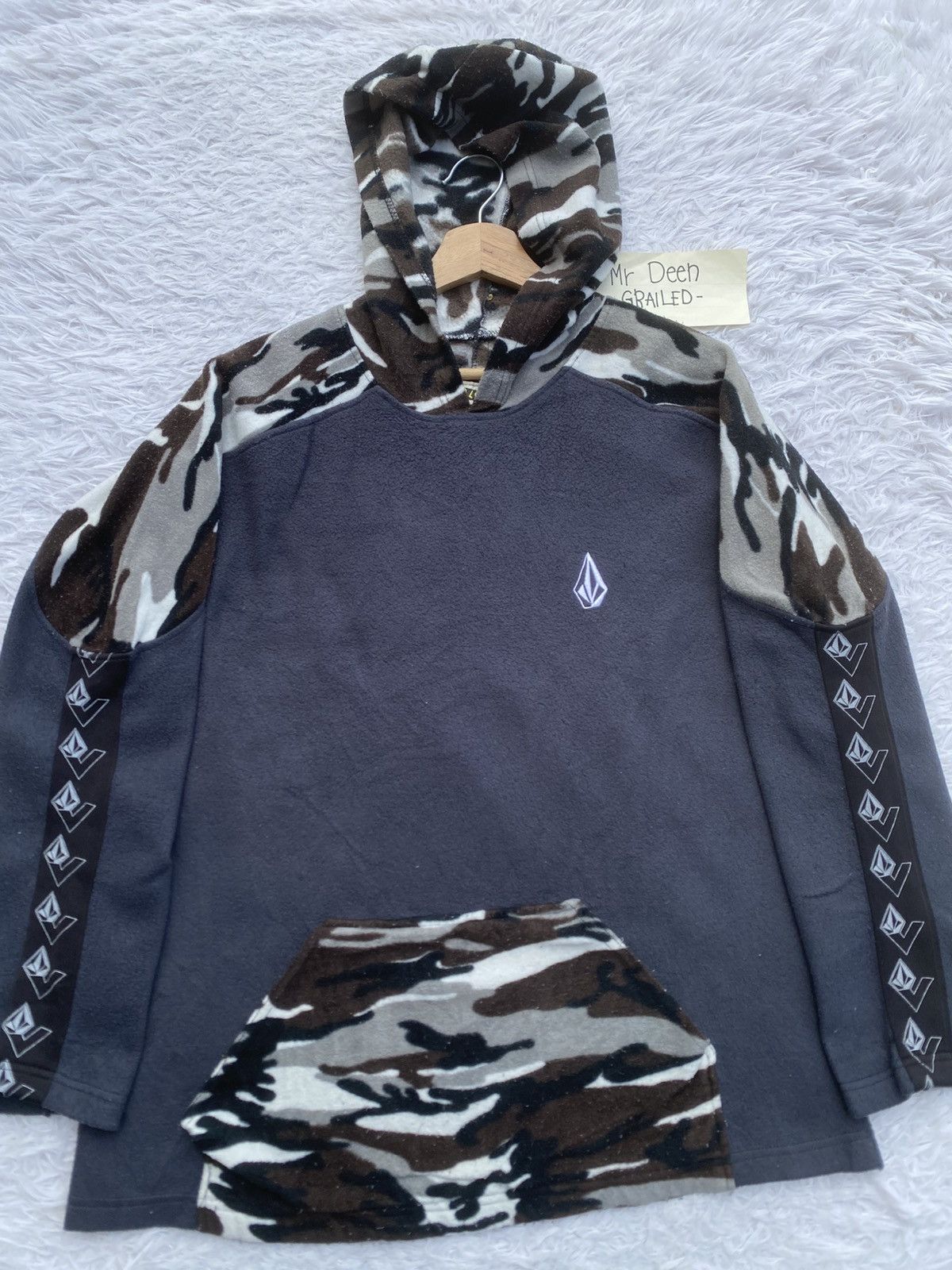 Volcom Rare Volcom Fleece Grey Hoodie Size US L / EU 52-54 / 3 - 6 Thumbnail