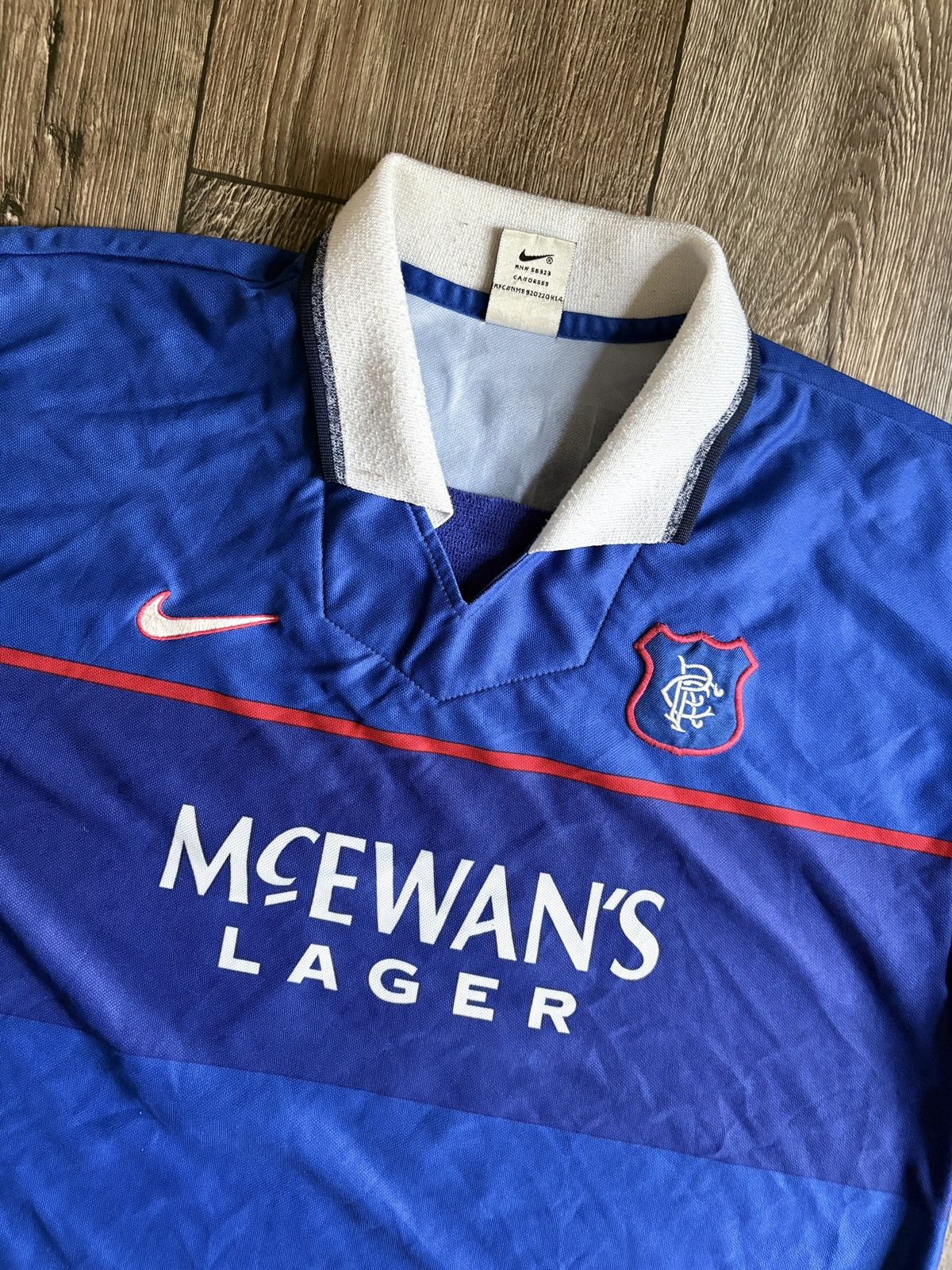 Nike Vintage Nike Rangers Jersey 1997/1998 #11 Brian Laudrup Size US XL / EU 56 / 4 - 2 Thumbnail