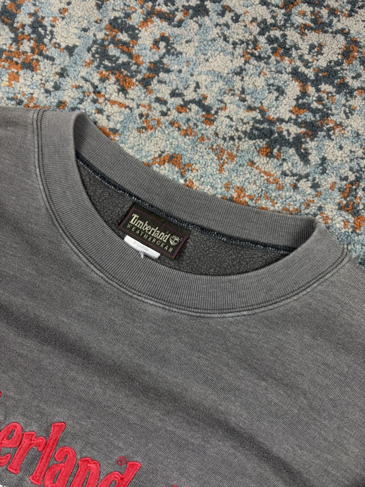 Timberland × Vintage Vintage 90s Timberland USA embroidered logo sweatshirt baggy Size US XL / EU 56 / 4 - 6 Thumbnail