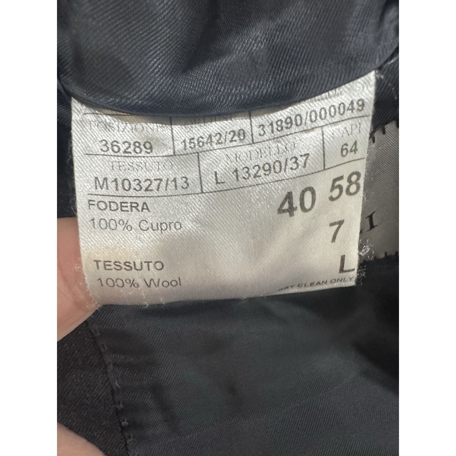 Canali Canali Jacket Men US 48L EU 58L Gray Blazer Wool Coat Italy Size 48L - 5 Thumbnail