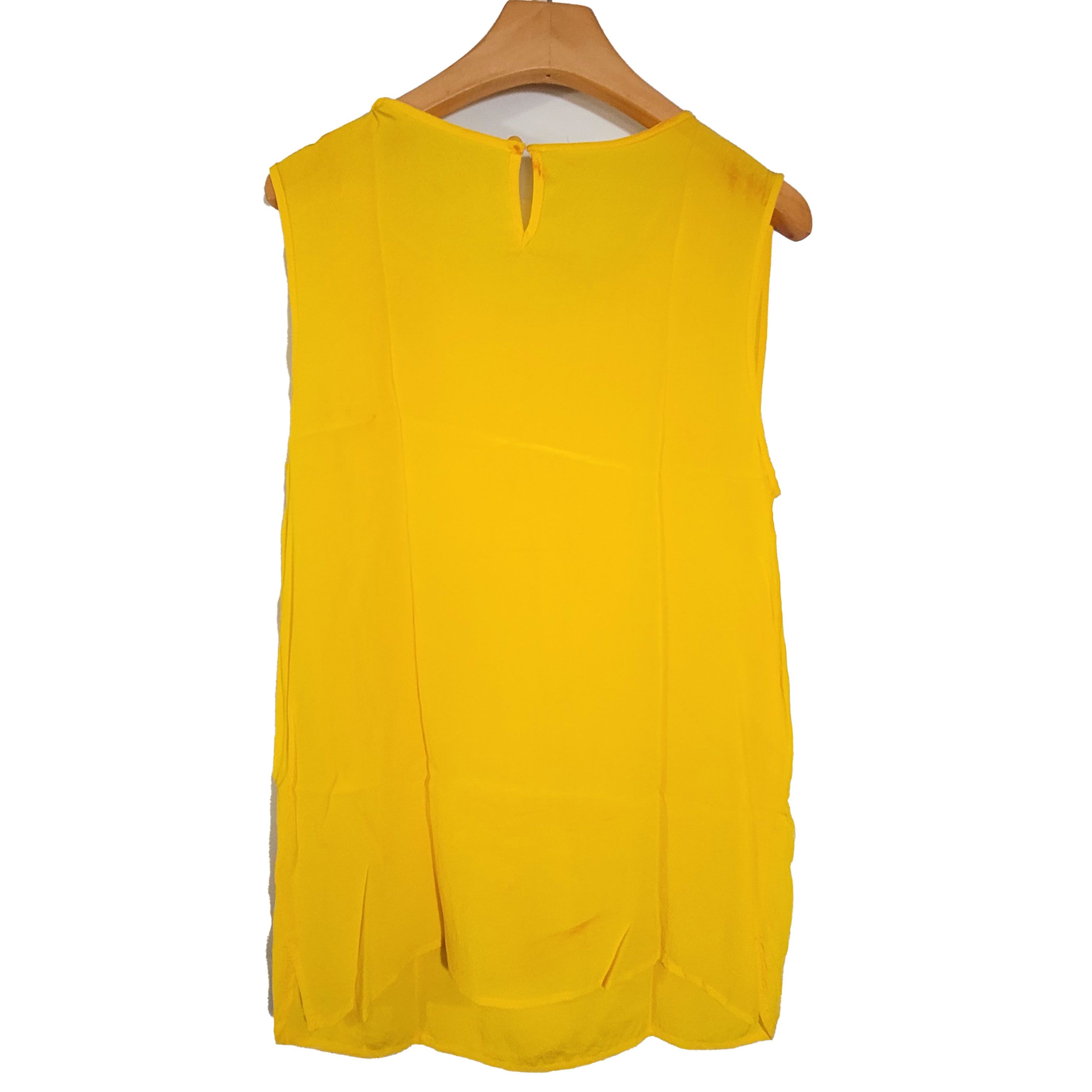 Other Women's 100% Silk Size S Sleeveless Tank Top SBE217 Size S / US 4 / IT 40 - 4 Thumbnail