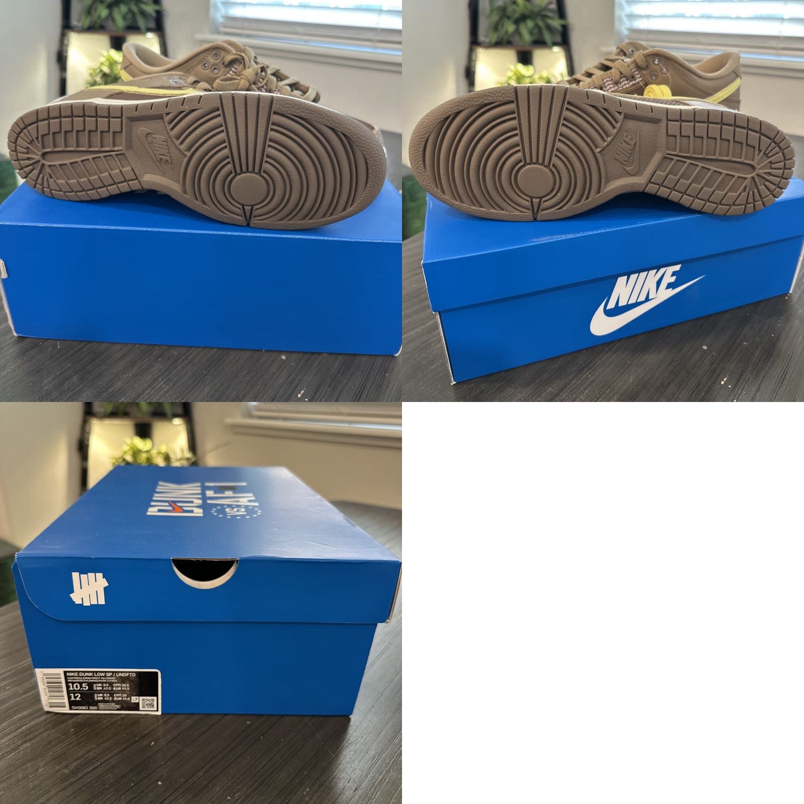 Nike Nike Undefeated x Dunk Low SP Sneakers Mens 10.5 Canteen DH3061-200 Urban Casual Athletic Shoes Size US 10 / EU 43 - 8 Thumbnail