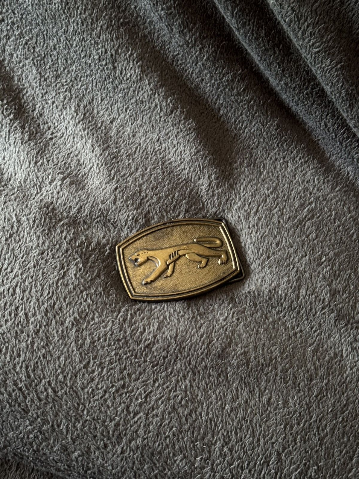 Vintage Vintage 90’s Gold Panthera Rare Buckle Belt Size ONE SIZE - 1 Thumbnail