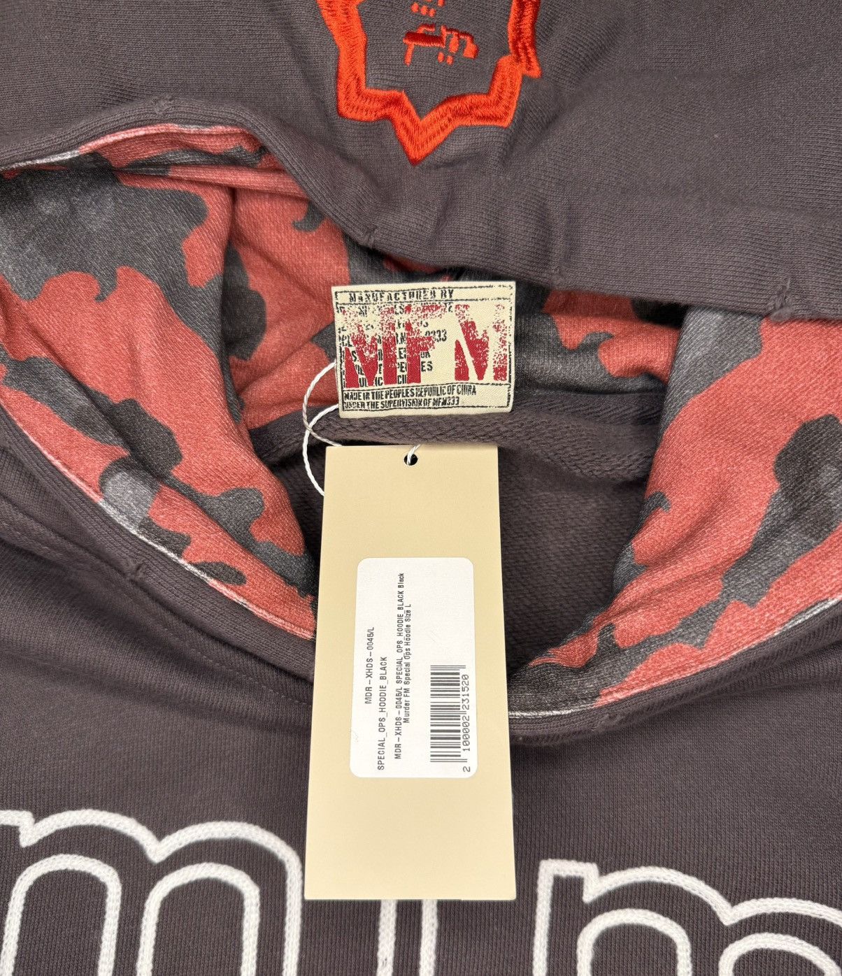 murd333r.fm Murd333r FM Special Ops Hoodie (Militia Carbon) Size US L / EU 52-54 / 3 - 7 Thumbnail