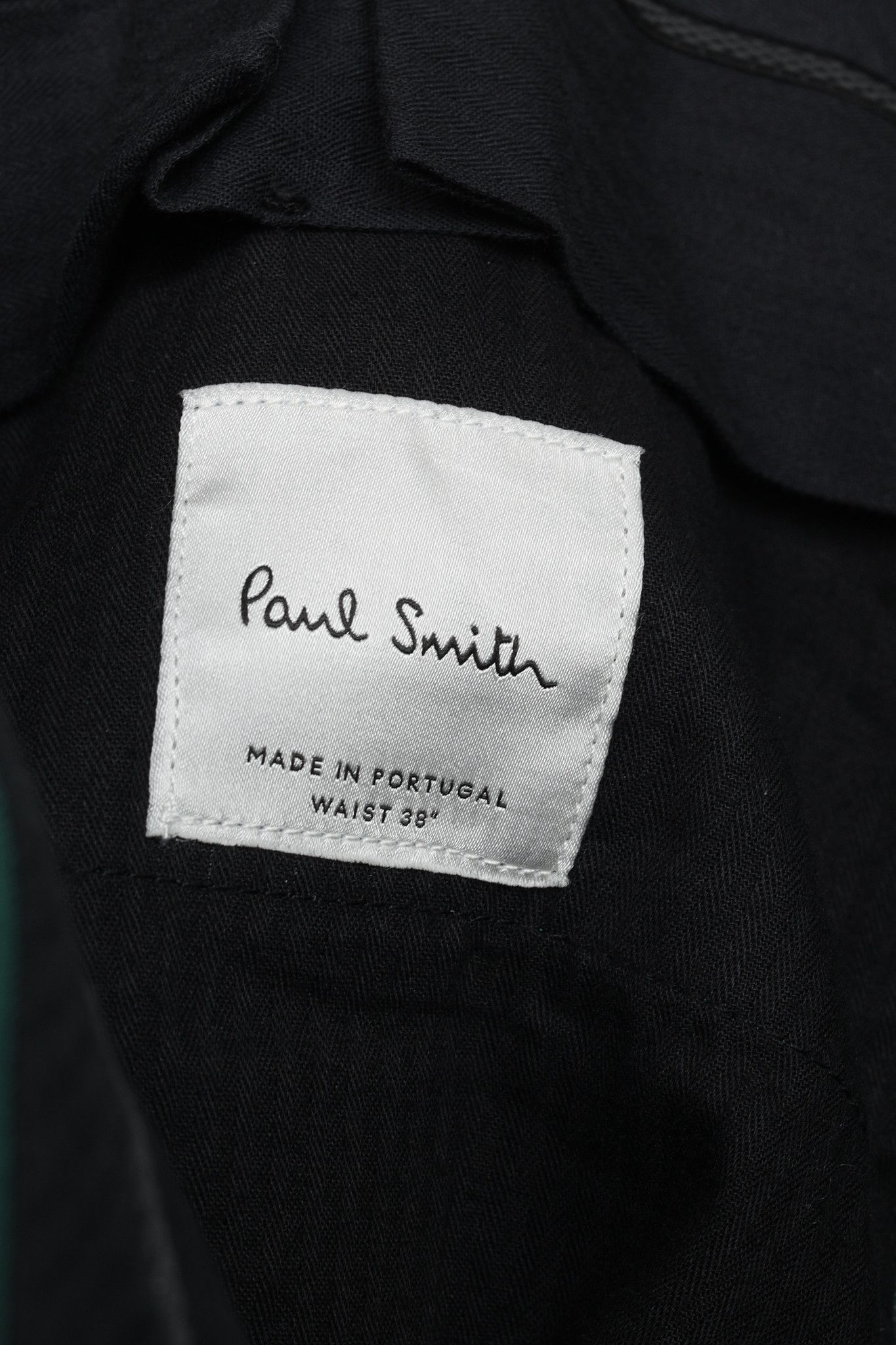 Paul Smith Paul Smith Green Wool Suiting Pant with Side Adjusters Size 38R - 8 Thumbnail