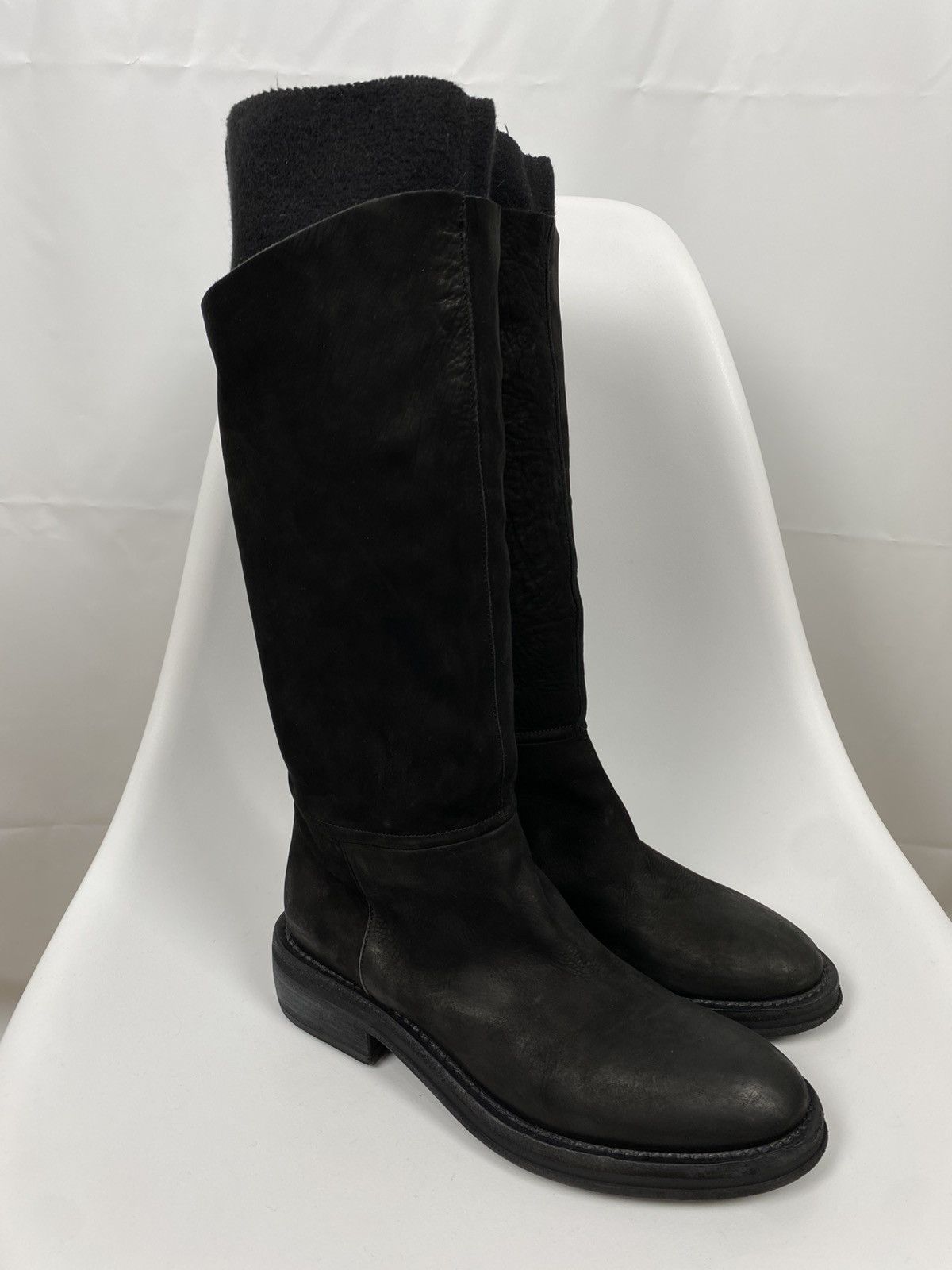 VIC MATI Vic Matie Genuine Leather Waxed Boots Sock size 37 Size US 7 / IT 37 - 1 Thumbnail