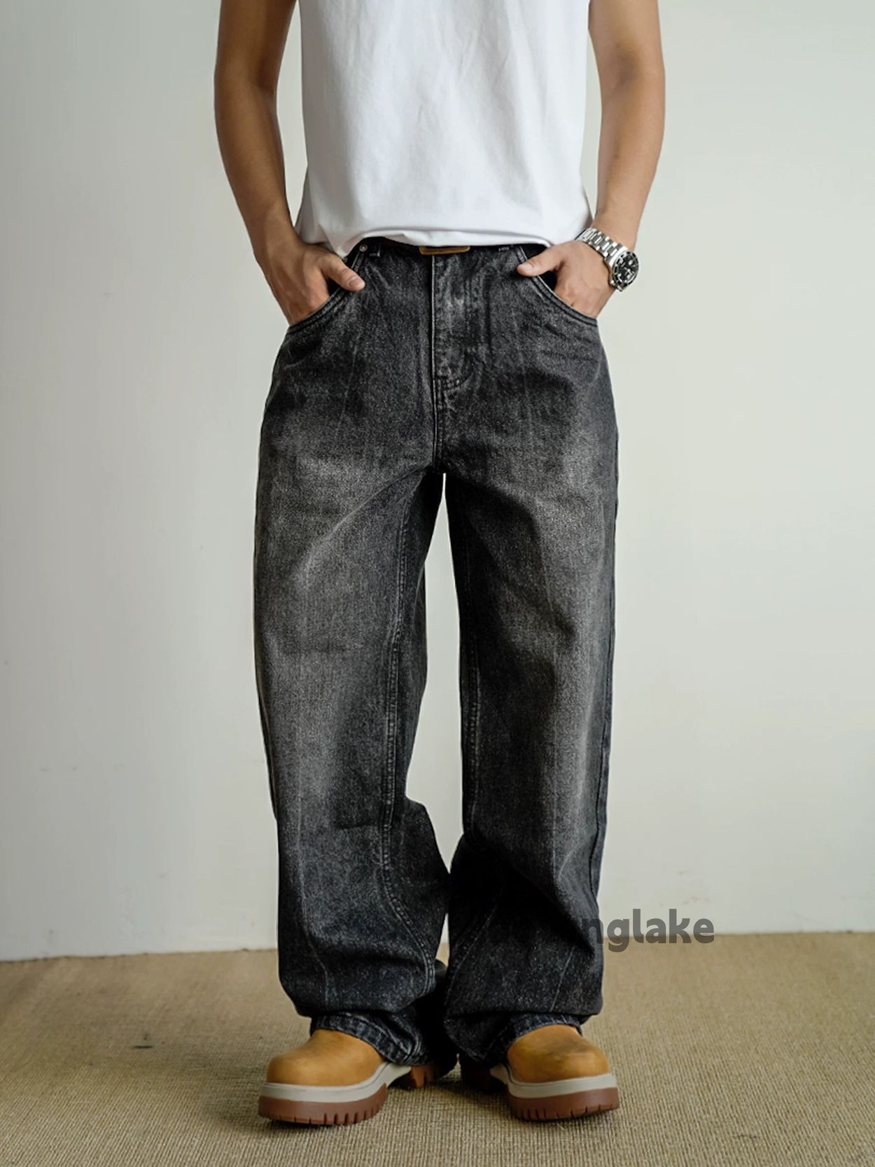 Jean × Vintage utility outdoor workwear carpenter cargo yuppie jeans Size US 38 / EU 54 - 5 Thumbnail