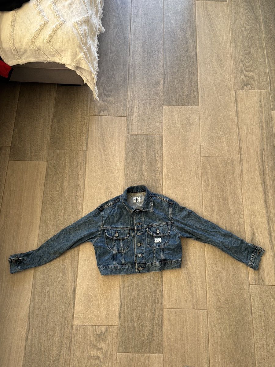 Calvin Klein × Designer Calvin Klein Denim Jacket Women’s Size M / US 6-8 / IT 42-44 - 2 Thumbnail