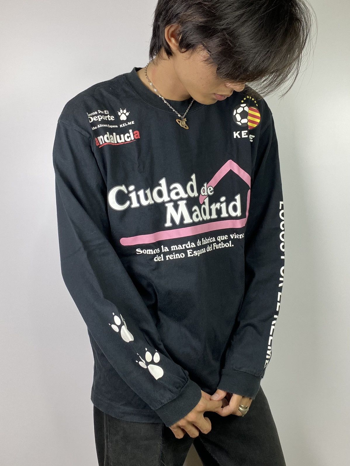 If Six Was Nine × Japanese Brand × Le Grande Bleu (L.G.B.) Kelme ciudad de madrid longsleeve Size US M / EU 48-50 / 2 - 14 Thumbnail