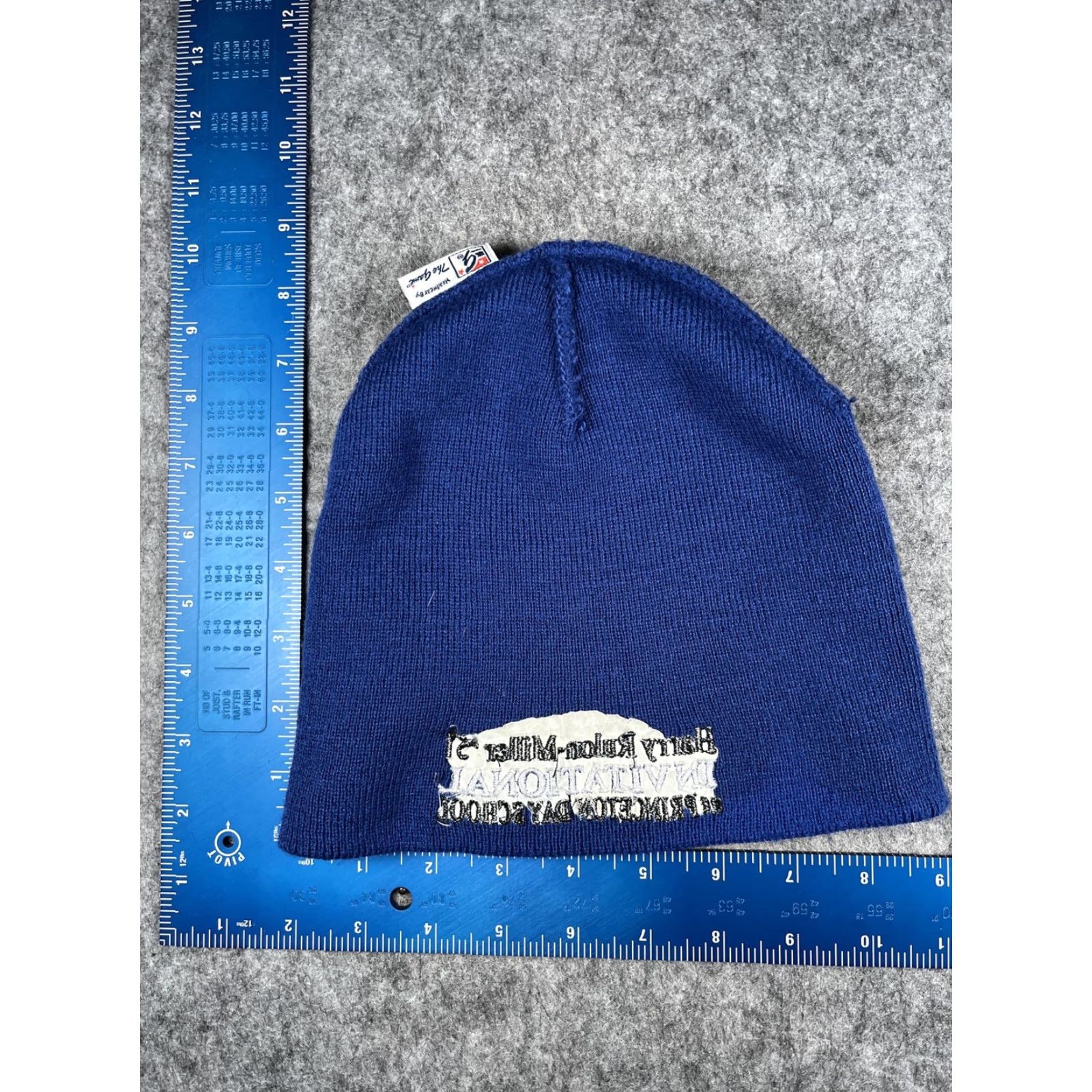 Vintage The Game Beanie Unisex One Size Blue Striped Princeton Day School Invitational Hat Size ONE SIZE - 5 Thumbnail