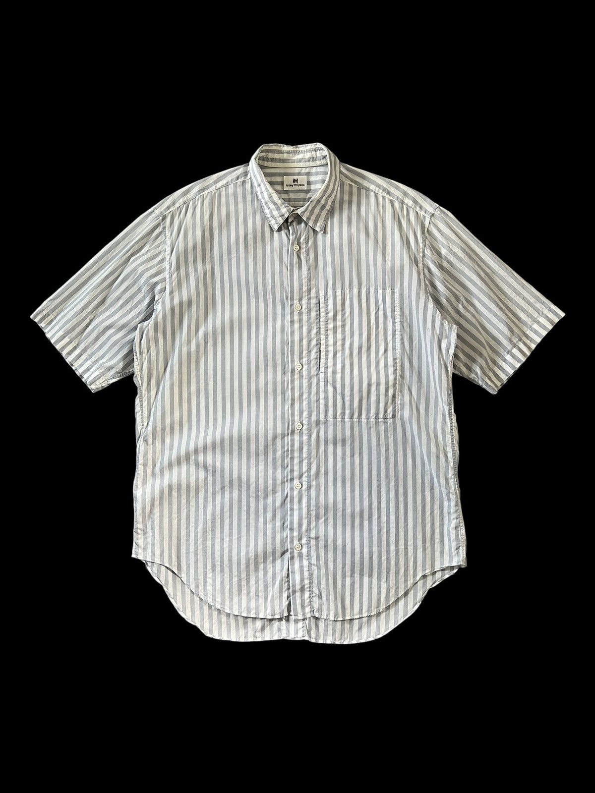 Issey Miyake 1980s Issey Miyake Stripes Button Shirt Size US XL / EU 56 / 4 - 1 Thumbnail