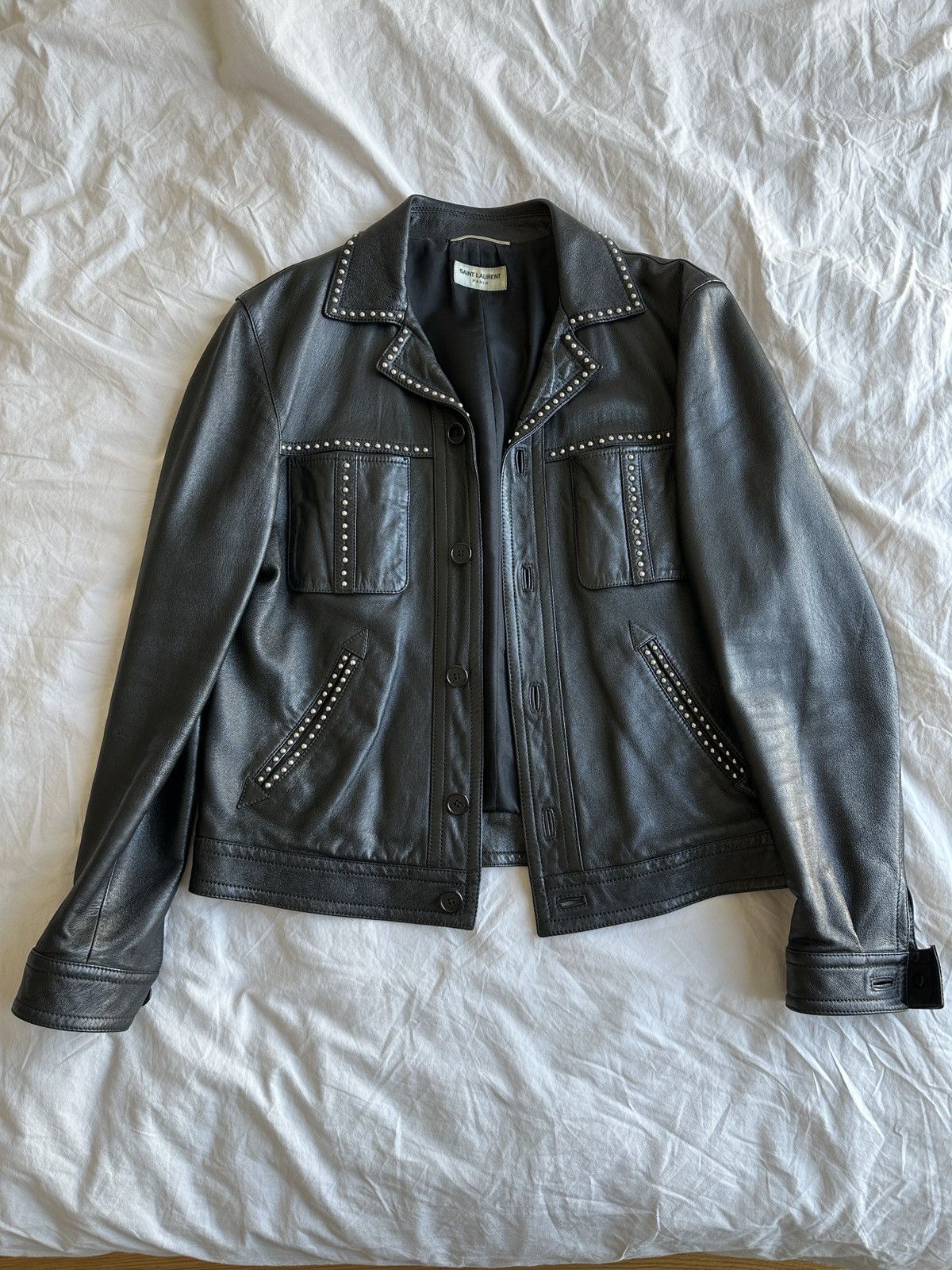 saint laurent by hedi slimane クリーパー Hedi Slimane × Saint Laurent Paris FW14 leather creepers