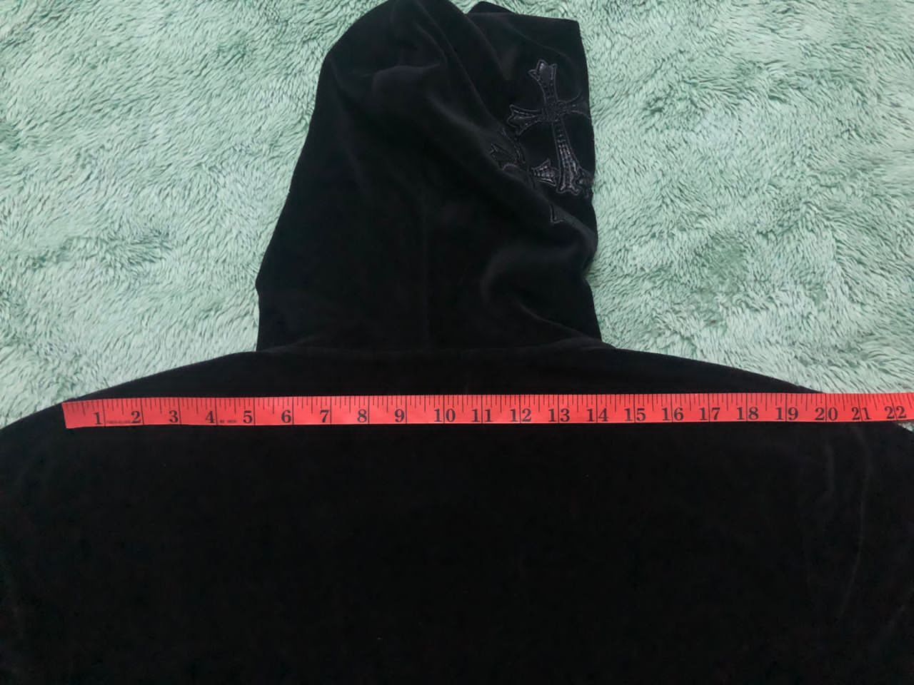 Affliction Y2K BE AMBITION CROSS HOODIE ZIPPER VELVET Size US L / EU 52-54 / 3 - 24 Thumbnail