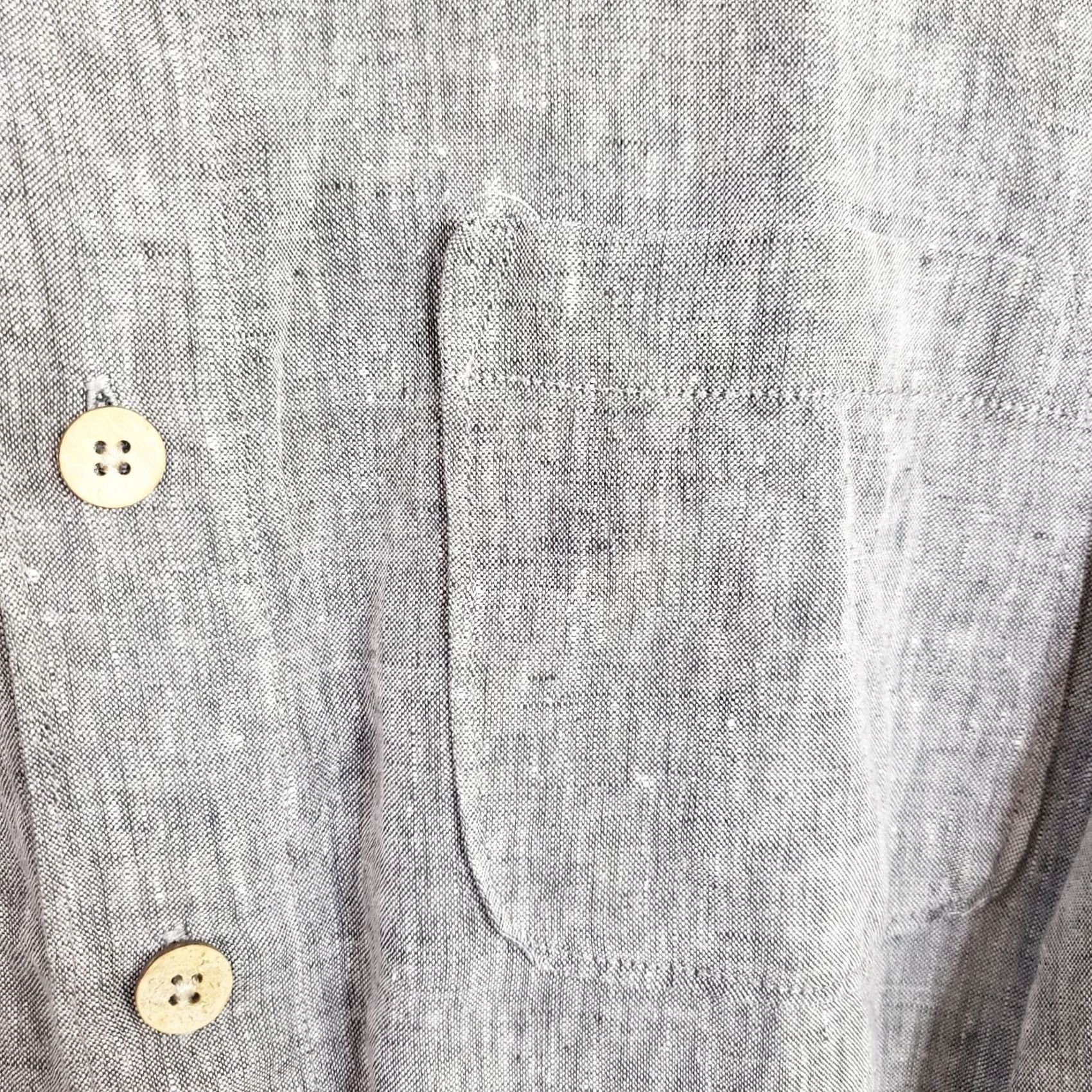 Hilo Hattie Hilo Hattie Linen Shirt LS Men’s Size S Gray Short Sleeve Button-Up Collared 100% Linen New Regular Fit Linen for Cool Wearing Fabric Size US S / EU 44-46 / 1 - 4 Thumbnail