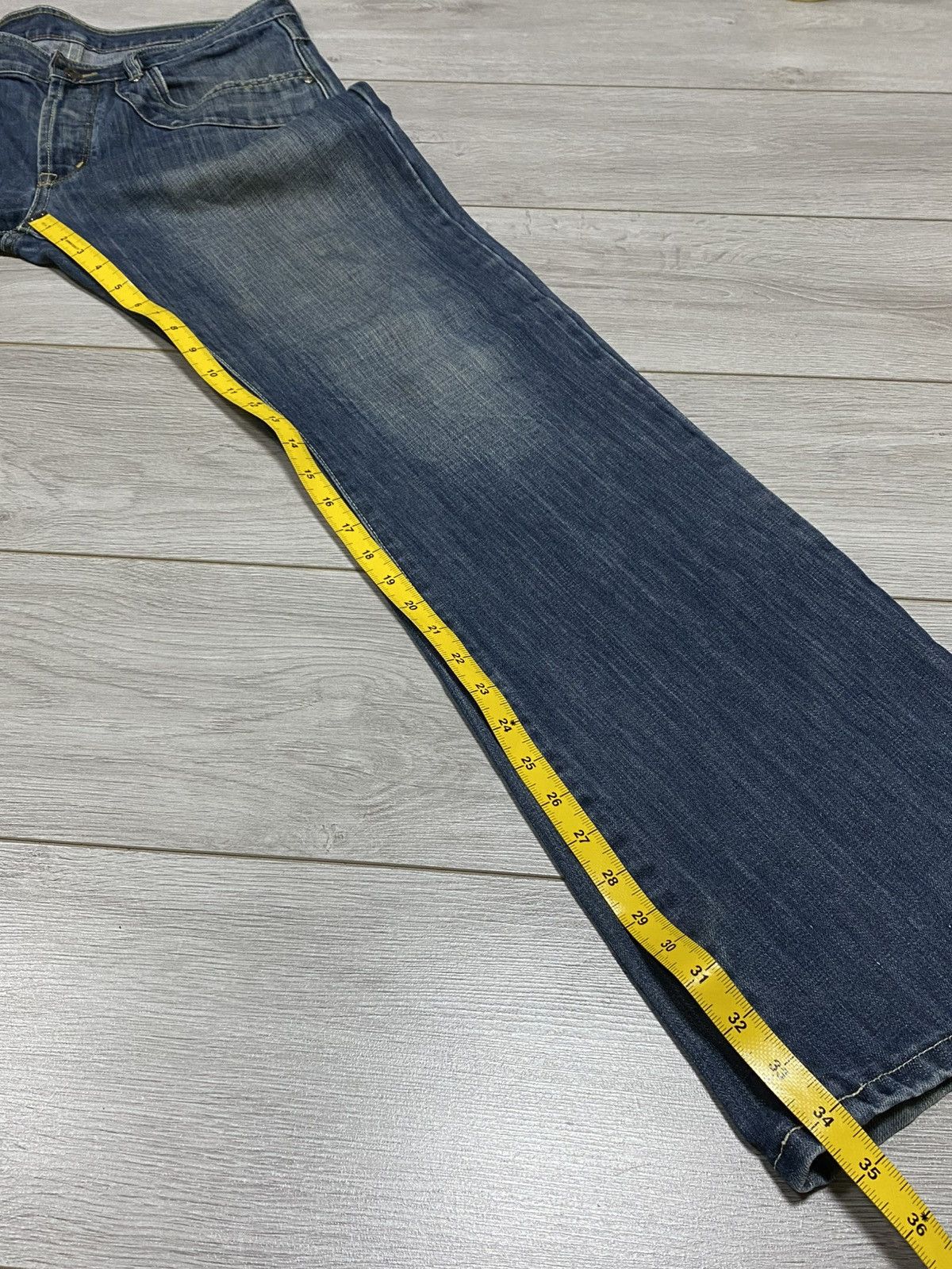 Diesel Diesel flared jeans vintage distressed pants eb0 Size US 34 / EU 50 - 6 Thumbnail