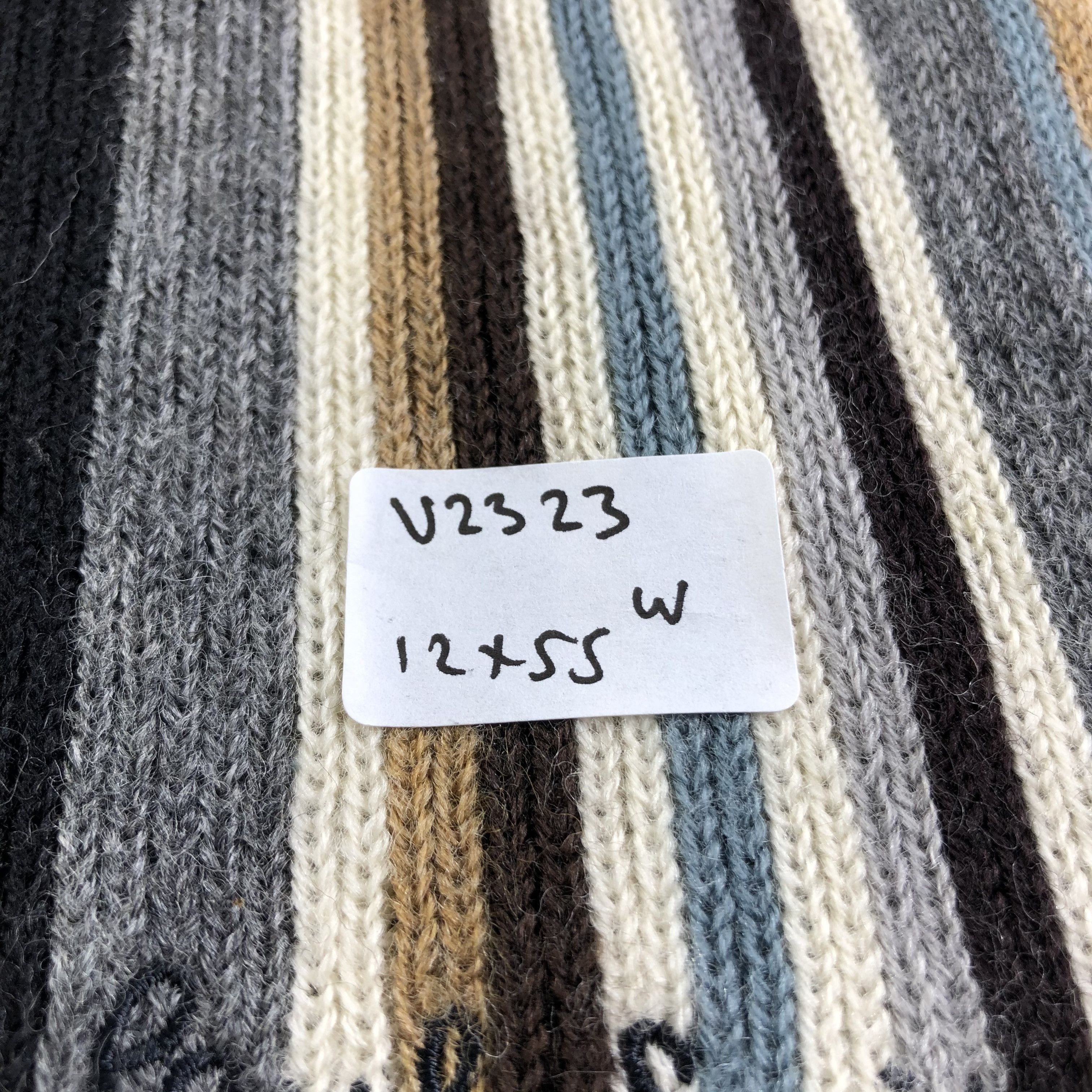 Paul Smith Paul Smith Stripe Knit Wool Scarf Muffler Neckwear V2323 Size ONE SIZE - 6 Thumbnail
