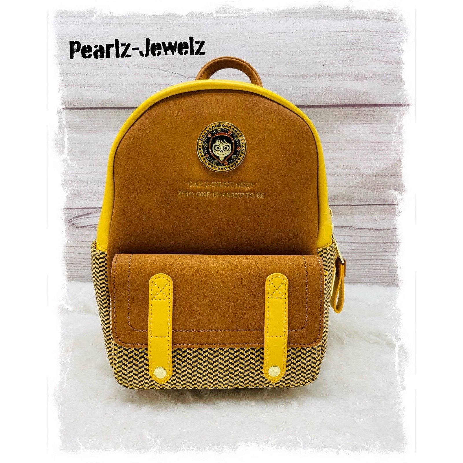 Disney Loungefly Disney Pixar Coco Minimal Mini Backpack BoxLunch N Size ONE SIZE - 1 Thumbnail