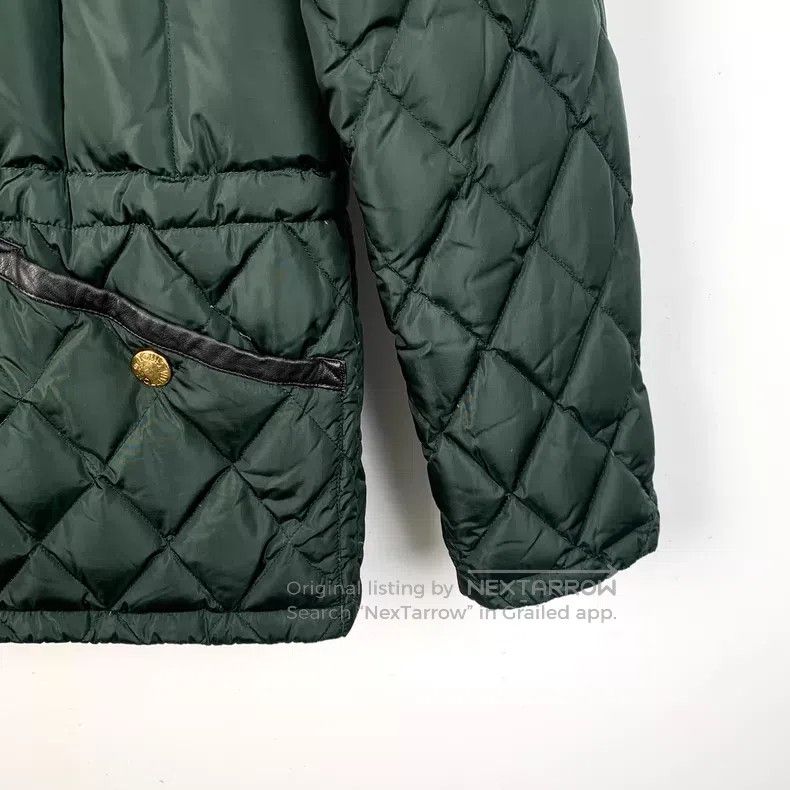 Louis Vuitton Louis Vuitton Dark Green Diamond Plaid Fur Collar Hooded Z Size XS / US 0-2 / IT 36-38 - 4 Thumbnail