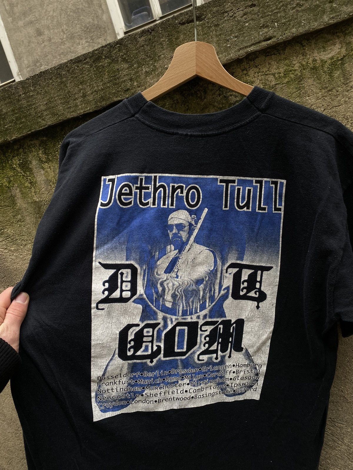Vintage Vintage J-Tull Black Metal Rock T-Shirt Size US L / EU 52-54 / 3 - 6 Thumbnail