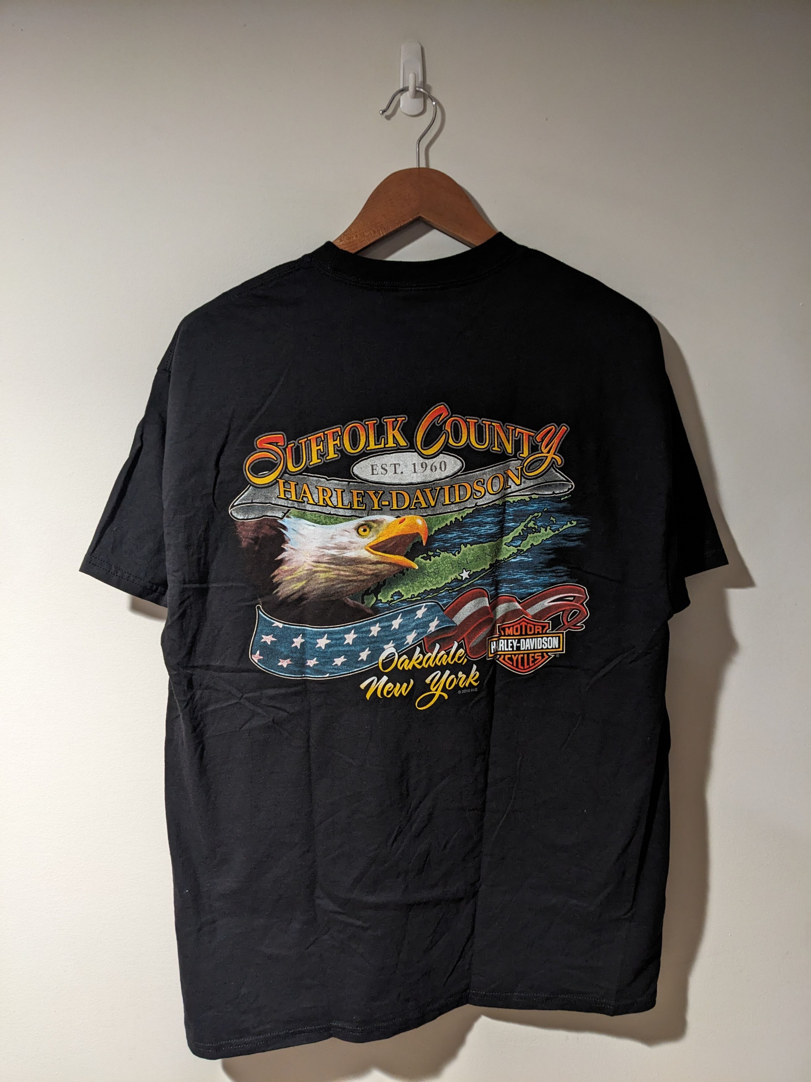Harley Davidson × Vintage Vintage 2017 Harley Davidson Motorcycle Frankenstein T-Shirt Size US L / EU 52-54 / 3 - 10 Thumbnail