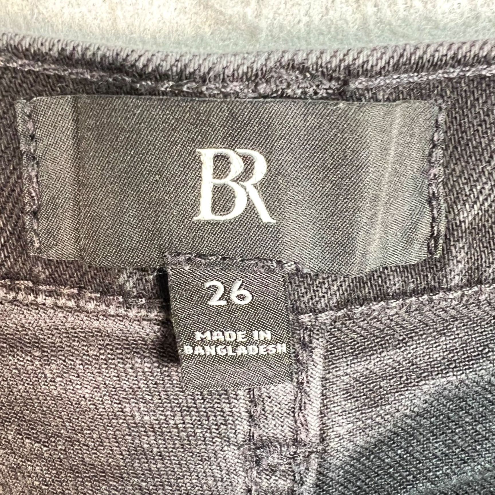 Banana Republic Banana Republic Womens High-Waisted Skinny Jeans Size 26 Black Denim Size 26" / US 2 / IT 38 - 3 Thumbnail