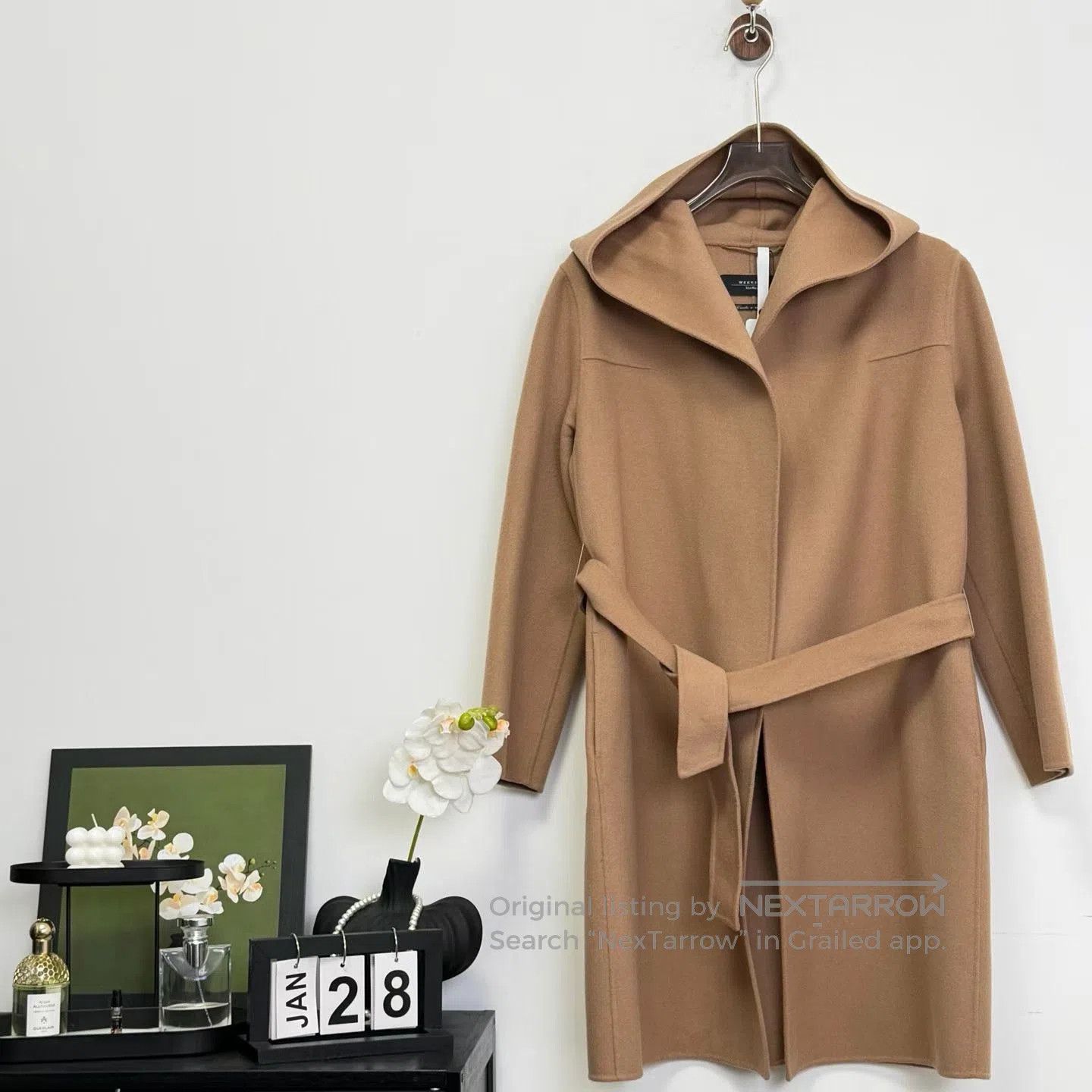 Max Mara Maxmara Weekend Bathrobe-Style Wool Coat. Size S / US 4 / IT 40 - 1 Thumbnail