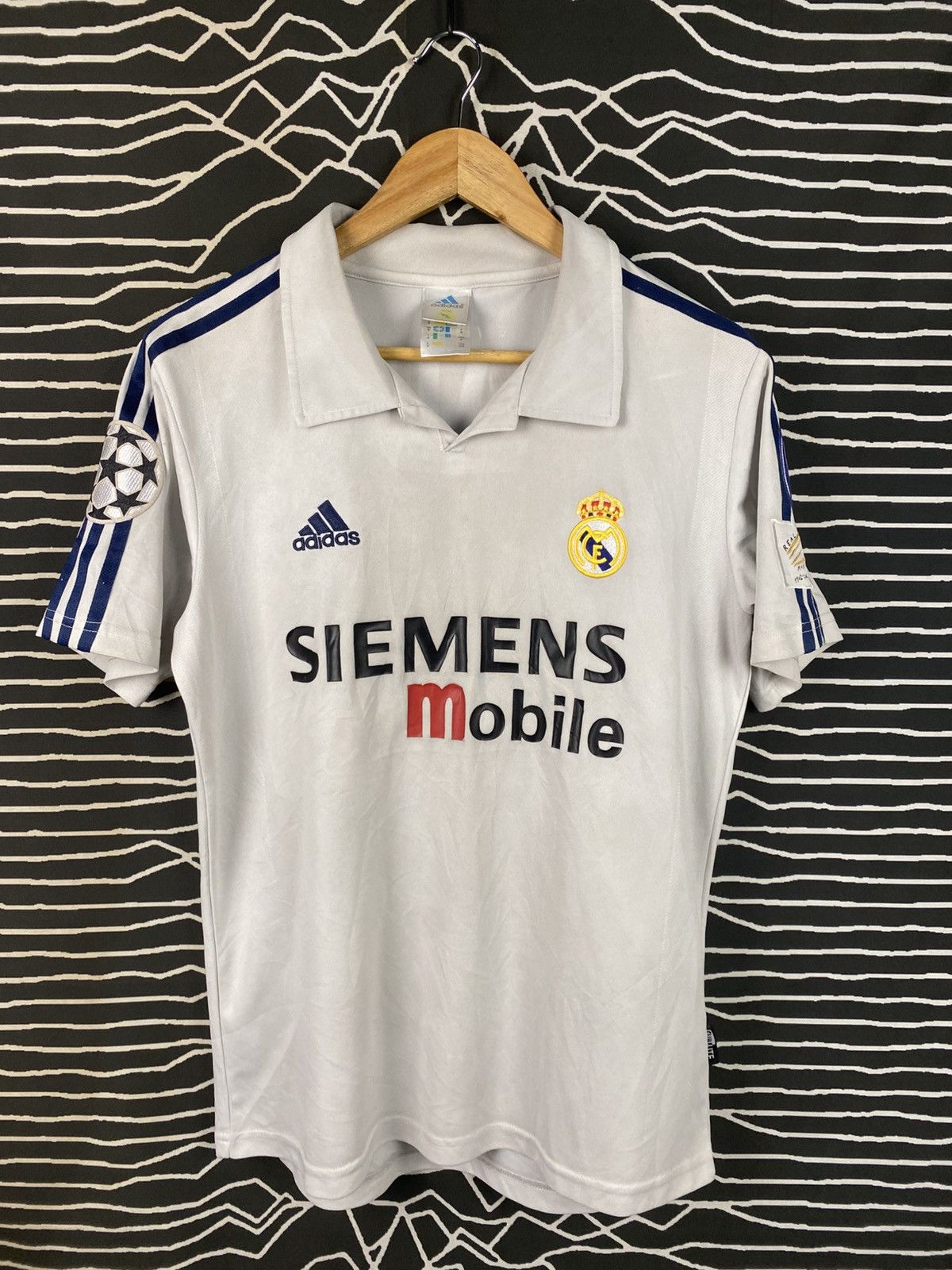 Adidas Vintage 2002/03 Real Madrid Centenary Home Jersey - Raul #7 Size US M / EU 48-50 / 2 - 2 Thumbnail