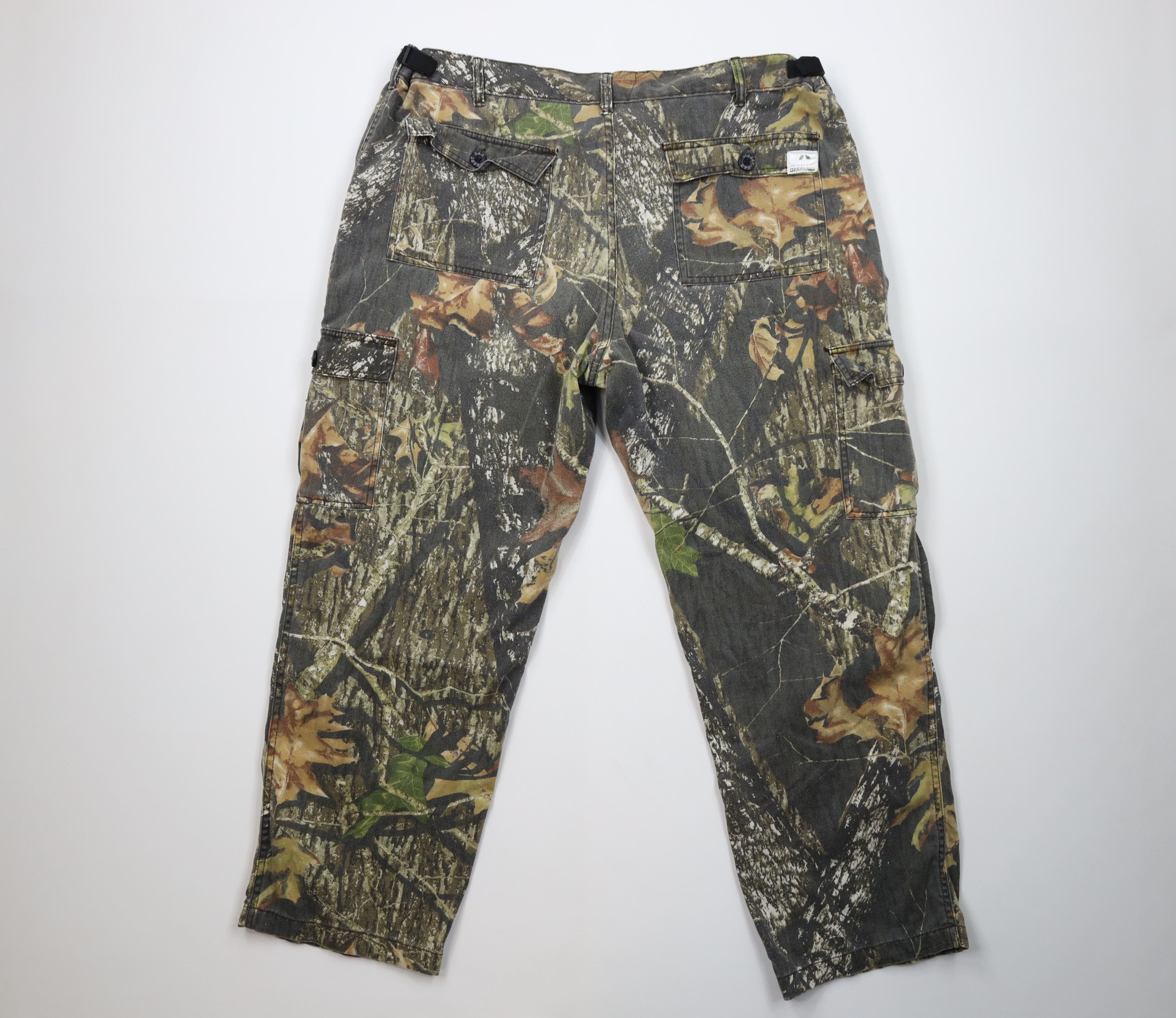 Vintage Vintage Streetwear Mossy Oak Camouflage Wide Leg Cargo Pants Size US 40 / EU 56 - 9 Thumbnail
