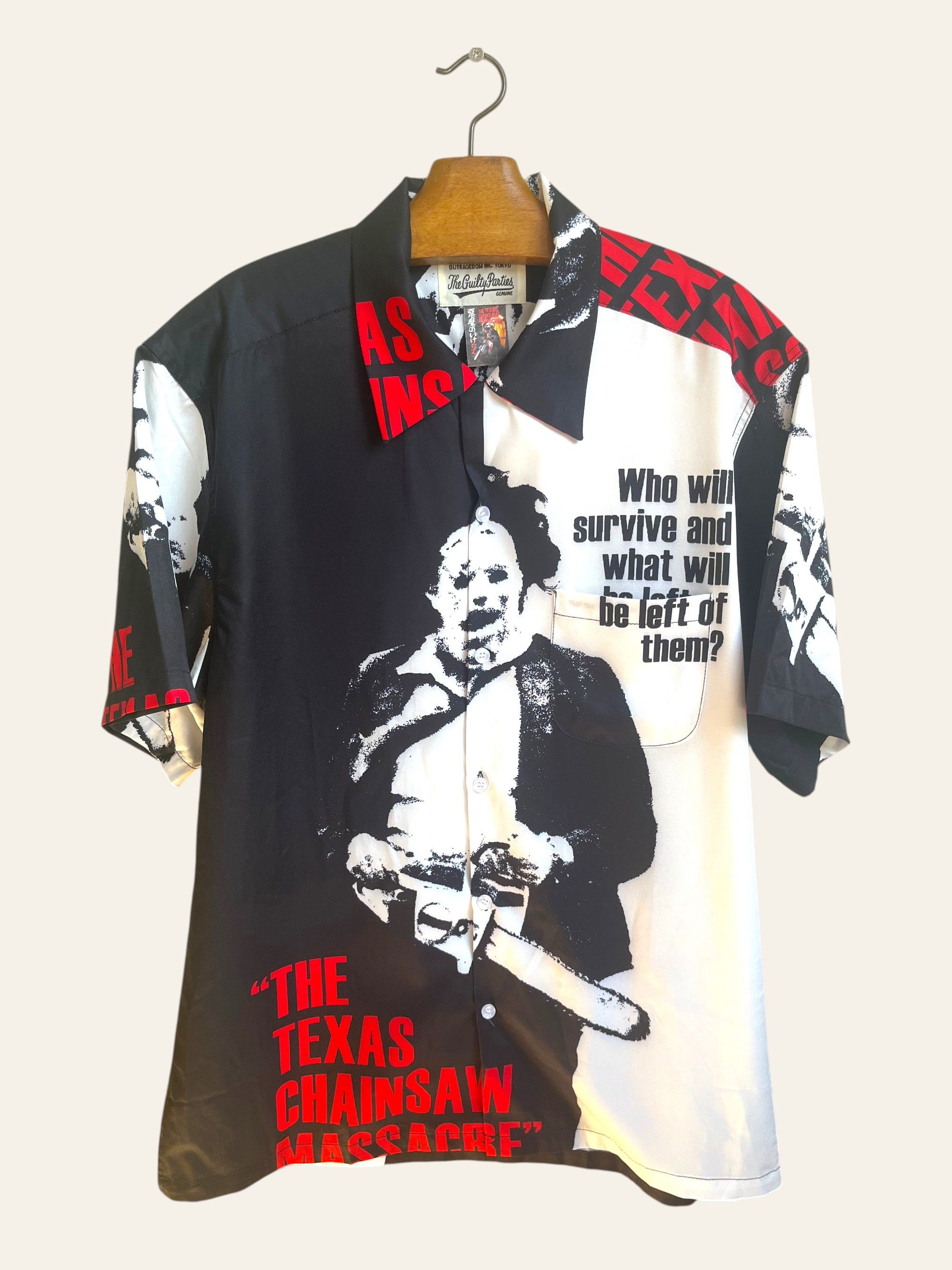 Wacko Maria Texas Chainsaw Massacre Hawaiian Shirt M