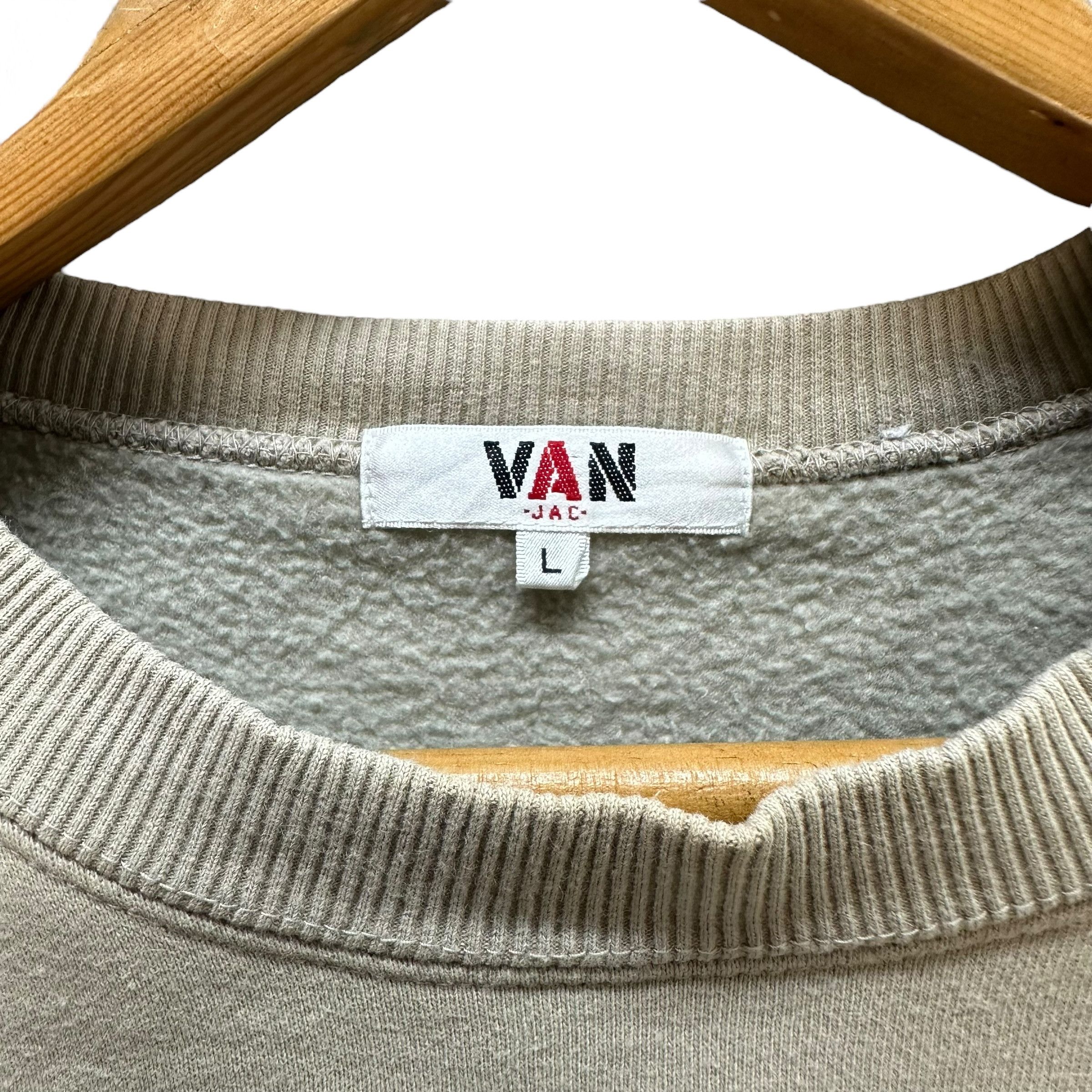 Van VAN Jac Big Logo Sweatshirts #9172-66 Size US L / EU 52-54 / 3 - 8 Thumbnail