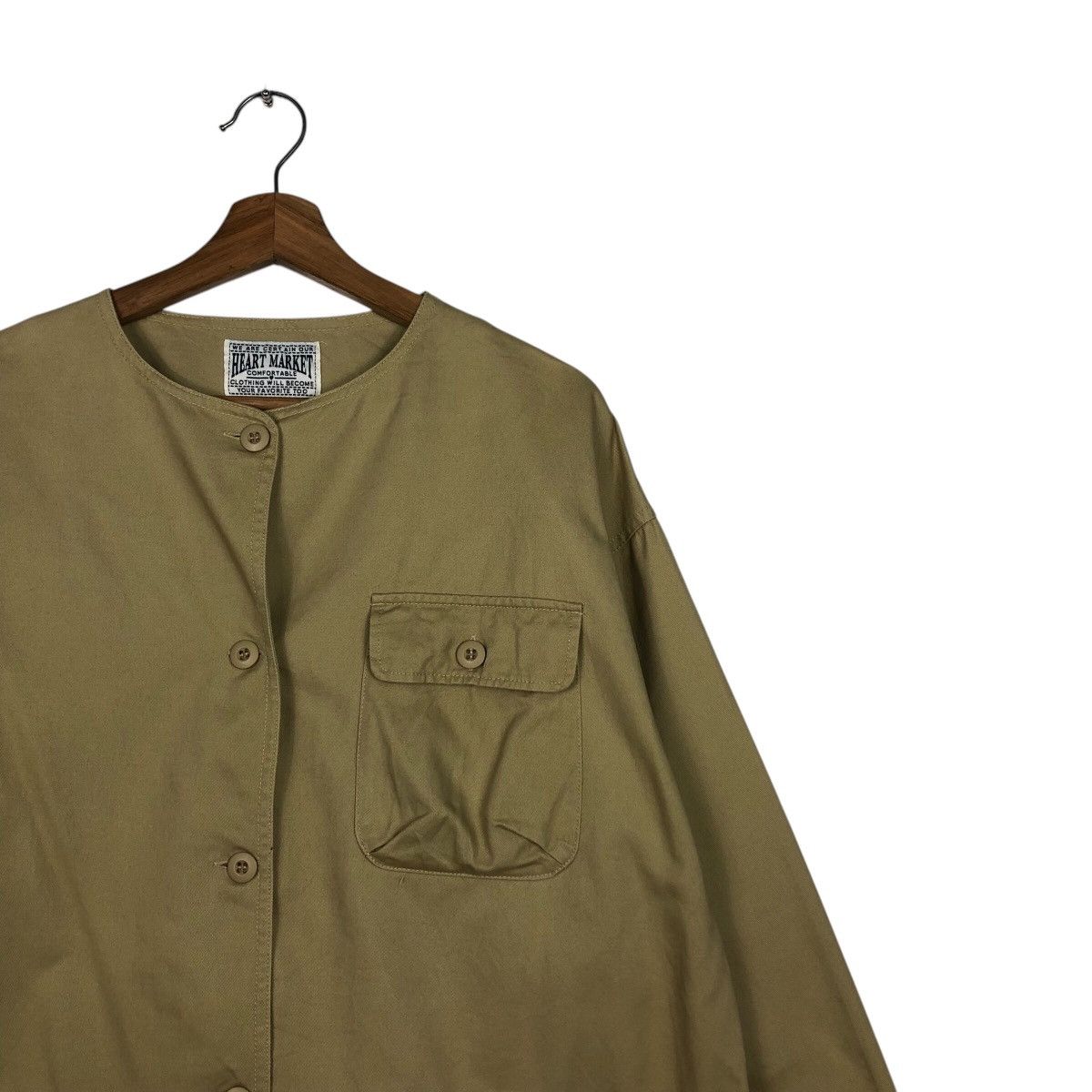 Blue Blue Japan 📌Vintage Chore Worker Duck Canvas Jacket Heart Market Size US M / EU 48-50 / 2 - 7 Thumbnail