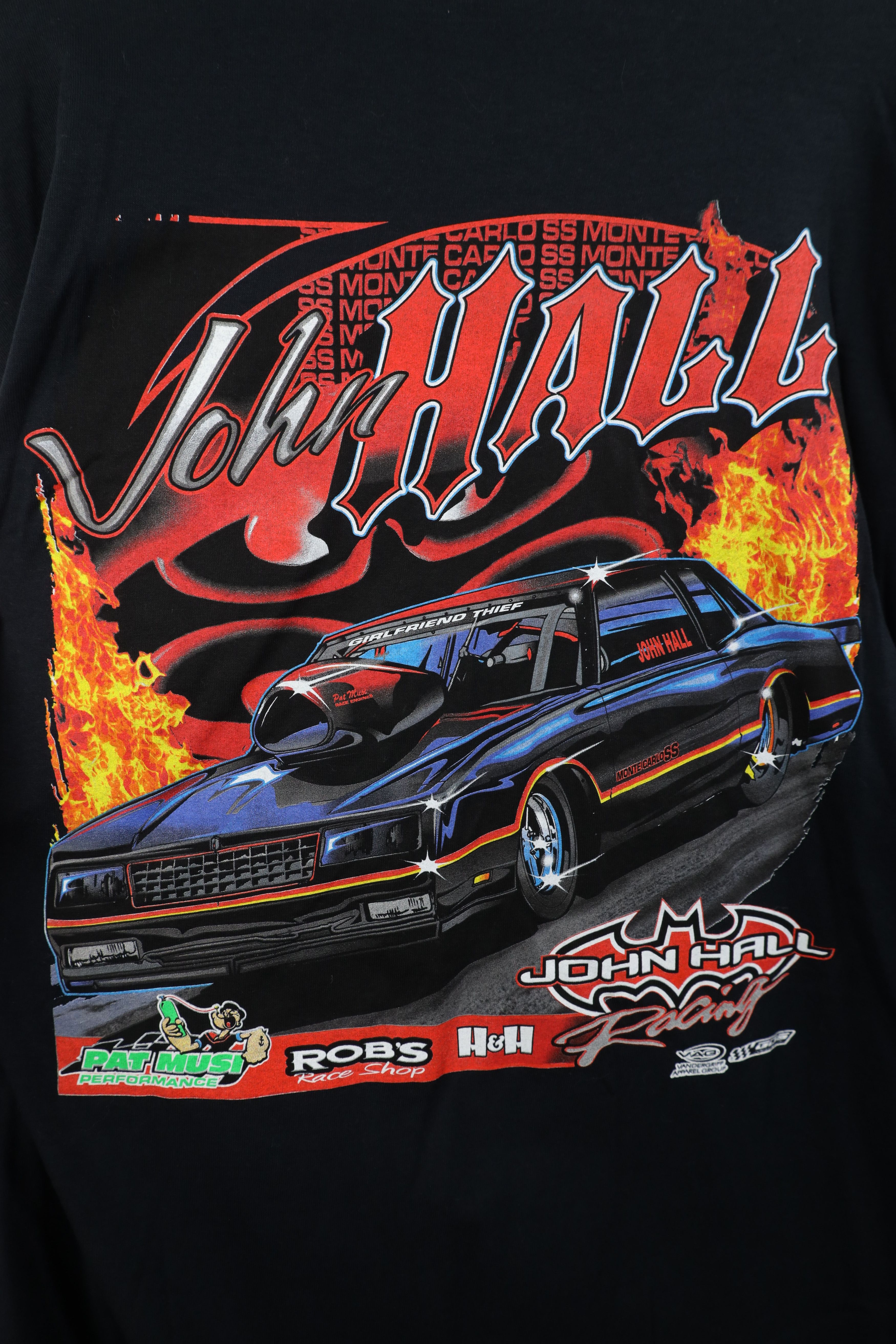 Vintage Vintage Y2K Batman John Hall Racing Long Sleeve T-Shirt Size US XL / EU 56 / 4 - 10 Thumbnail