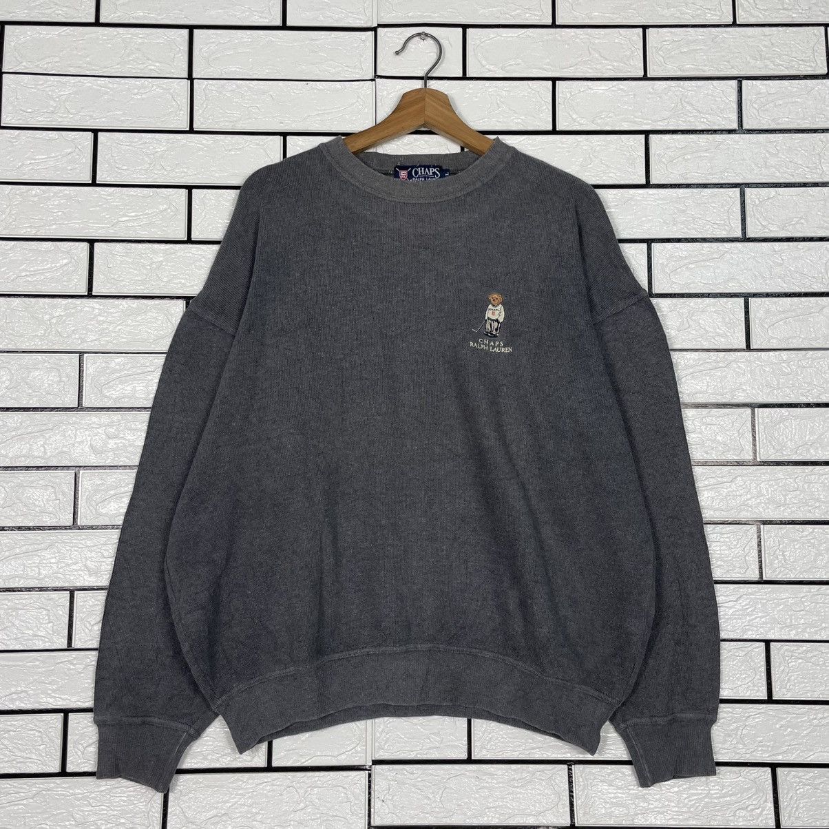 Chaps Ralph Lauren Chaps Ralph Lauren Polo Bear Crewneck Sweatshirt Size US L / EU 52-54 / 3 - 1 Thumbnail