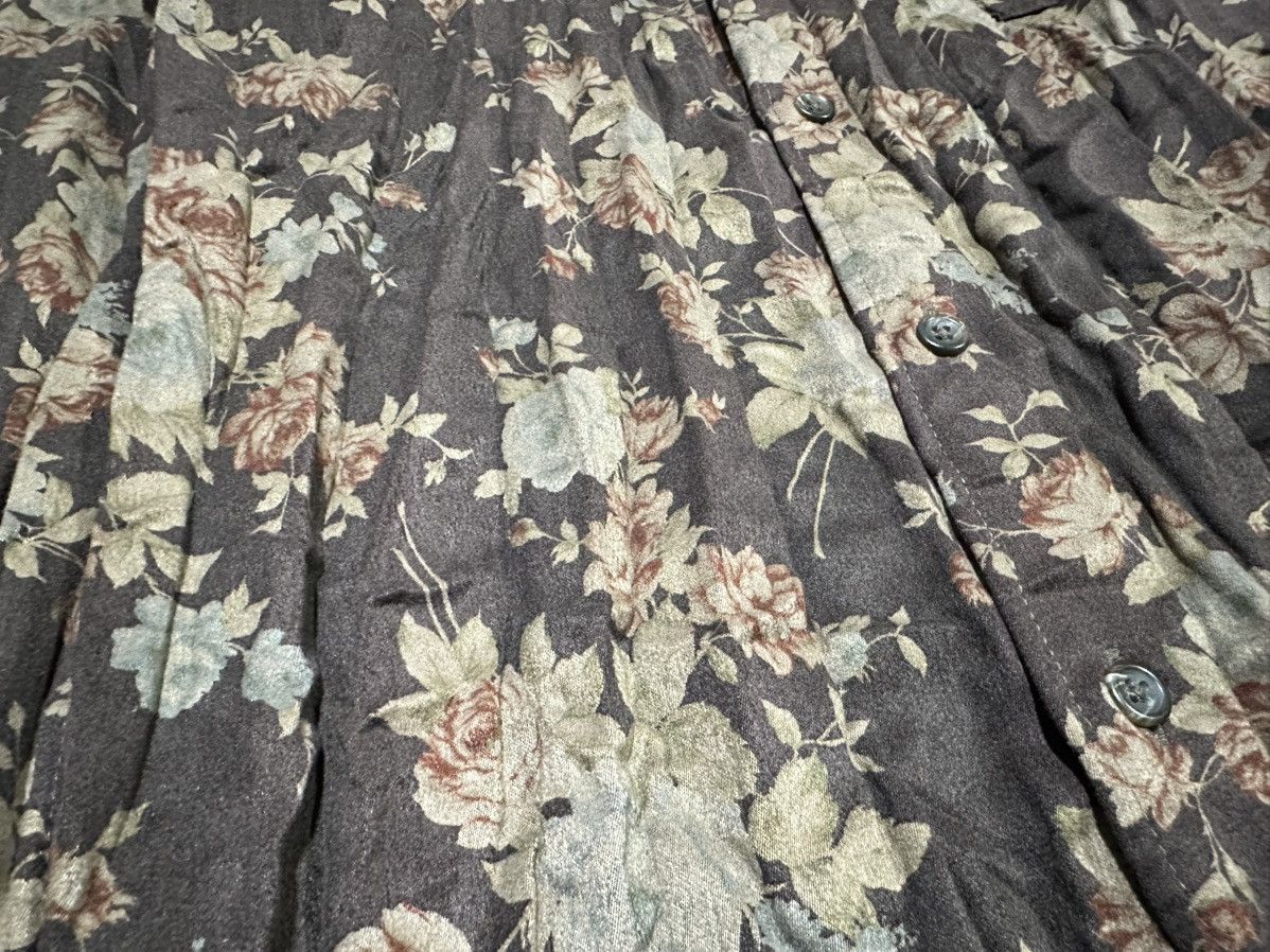 Tornado Mart 🔥Y2K Vintage Tornado Mart Shirt Wrinkled Floral Overprint Size US M / EU 48-50 / 2 - 7 Thumbnail
