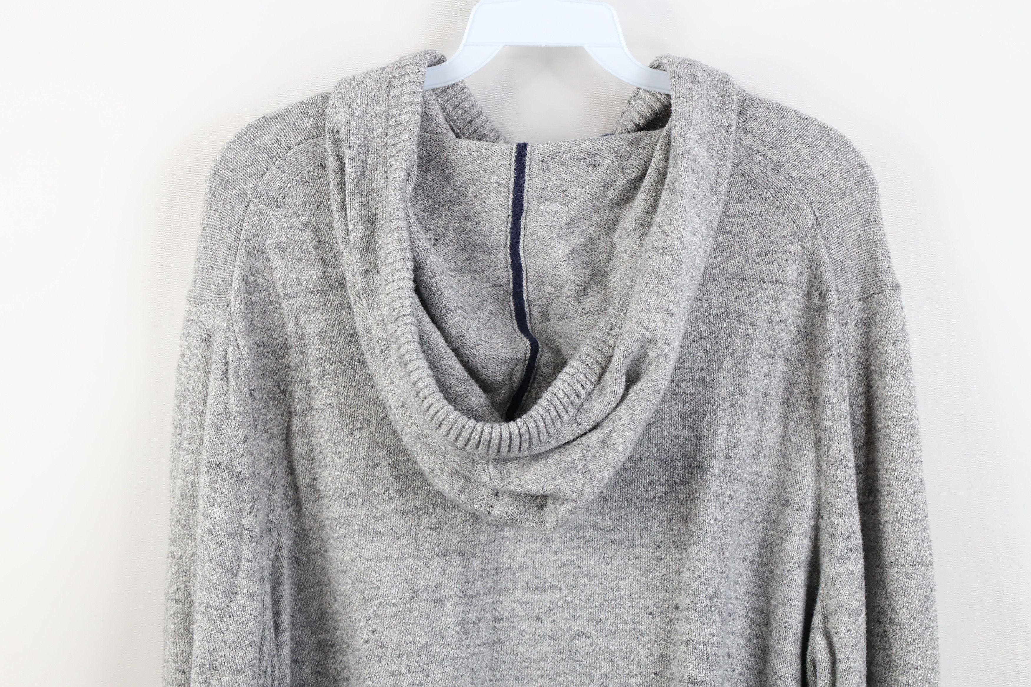 Gap Vintage Y2K Gap Jersey Knit Hoodie Sweater Heather Gray Size US L / EU 52-54 / 3 - 10 Thumbnail