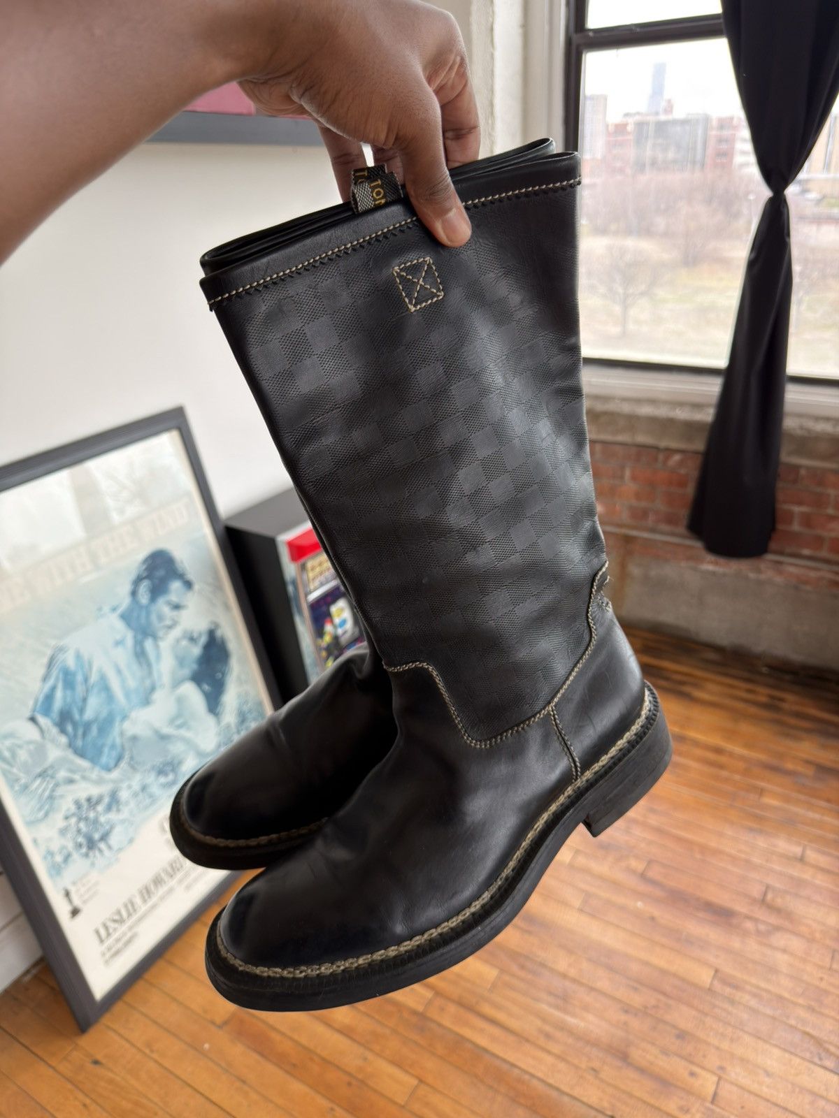 Louis Vuitton Mens Leather louis Vuitton Boots Size US 11 / EU 44 - 7 Thumbnail